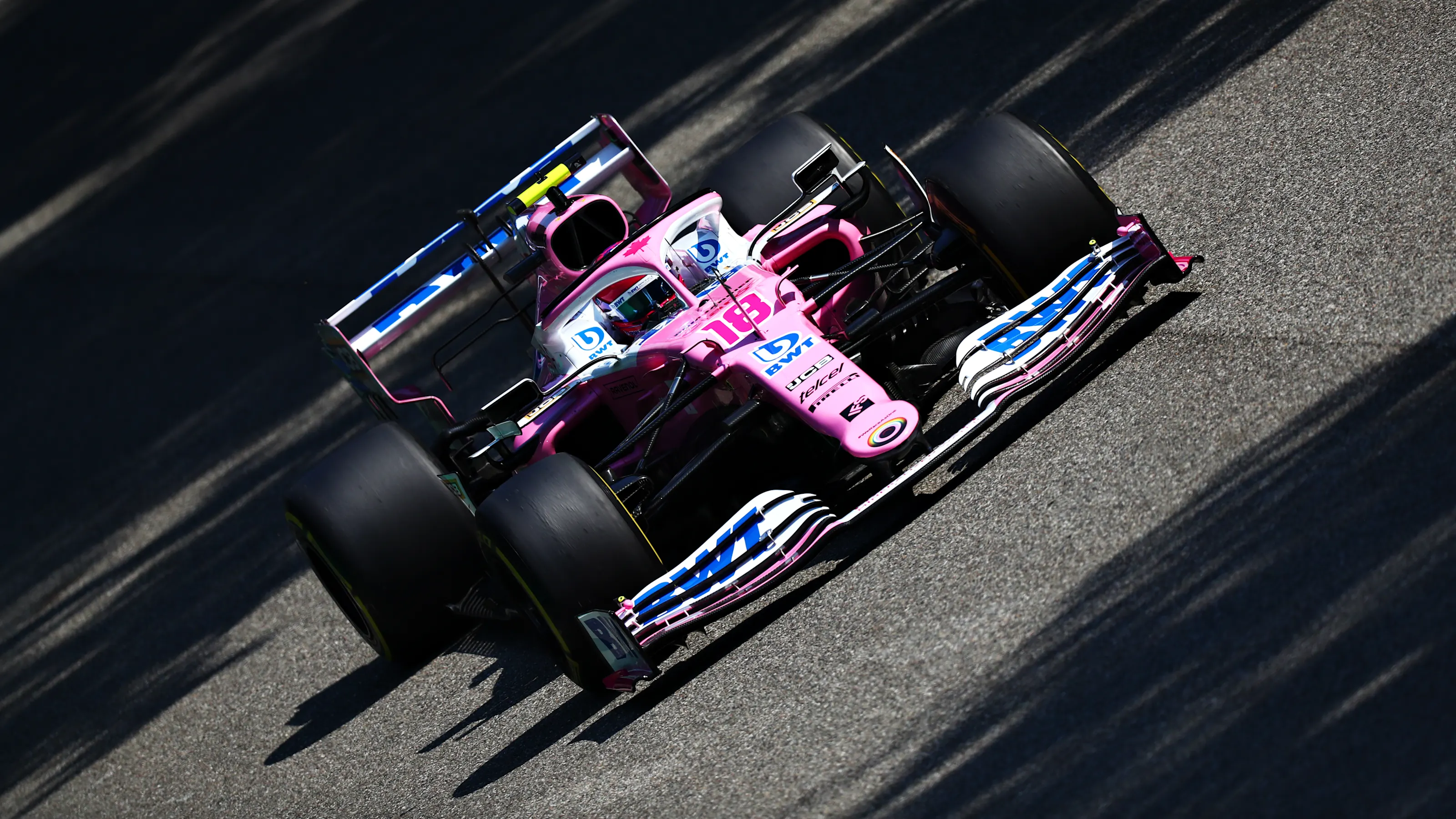MONZA, ITALY - SEPTEMBER 05: Lance Stroll of Canada driving the (18) Racing Point RP20 Mercedes