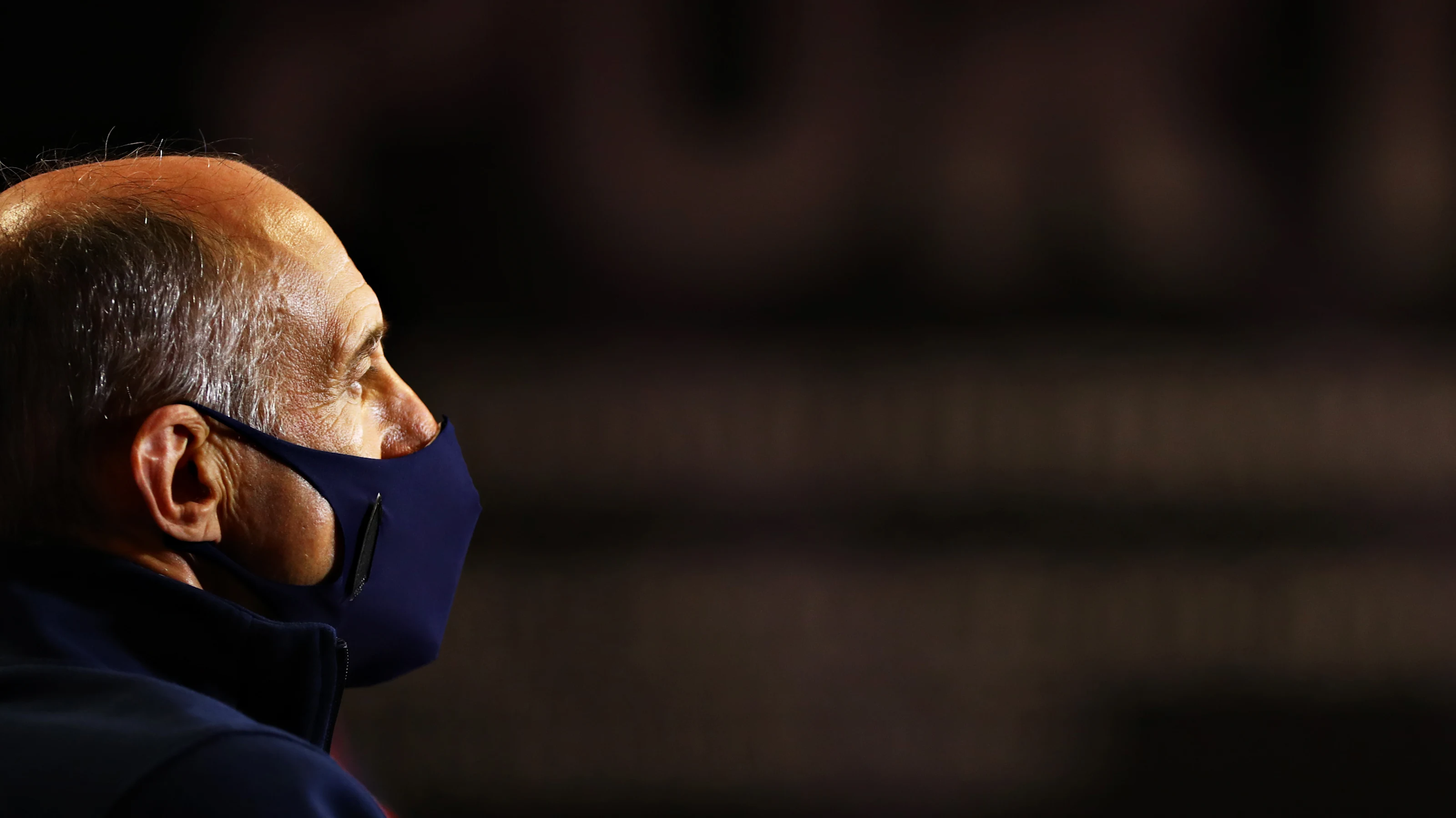 PORTIMAO, PORTUGAL - OCTOBER 23: Scuderia AlphaTauri Team Principal Franz Tost looks on in the Team