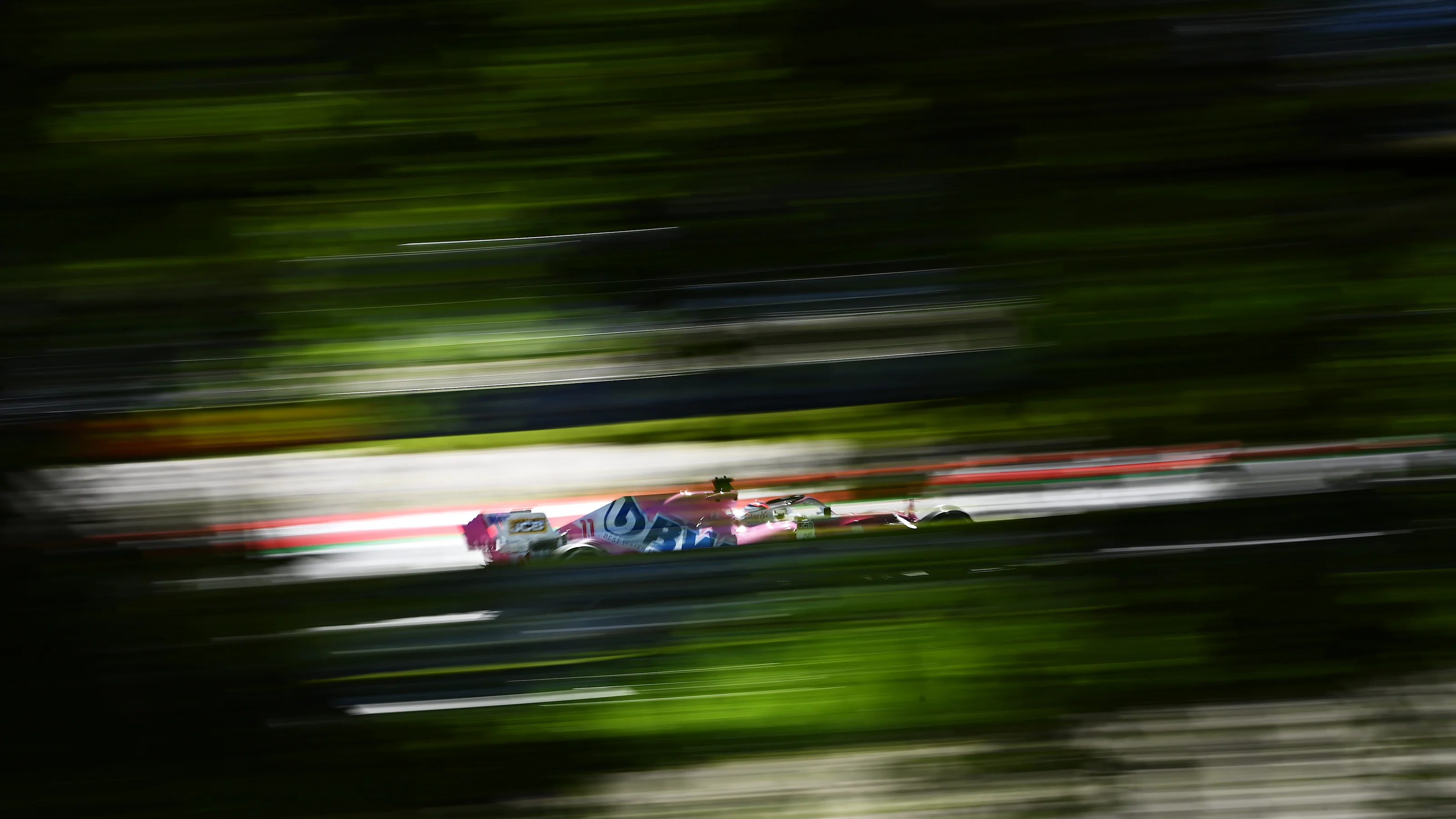 SPIELBERG, AUSTRIA - JULY 10: Sergio Perez of Mexico driving the (11) Racing Point RP20 Mercedes on