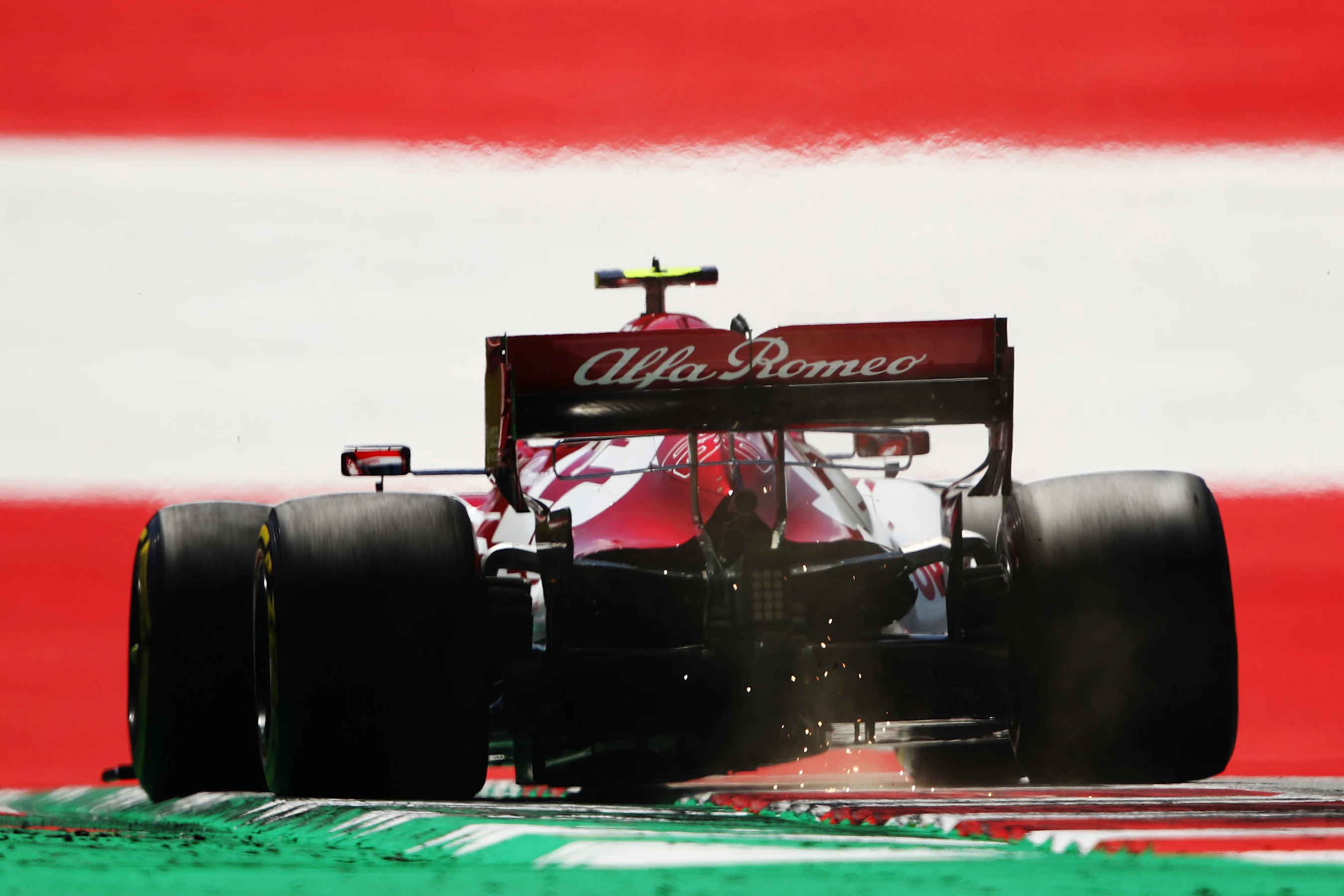 SPIELBERG, AUSTRIA - JULY 10: Robert Kubica of Poland driving the (88) Alfa Romeo Racing C39