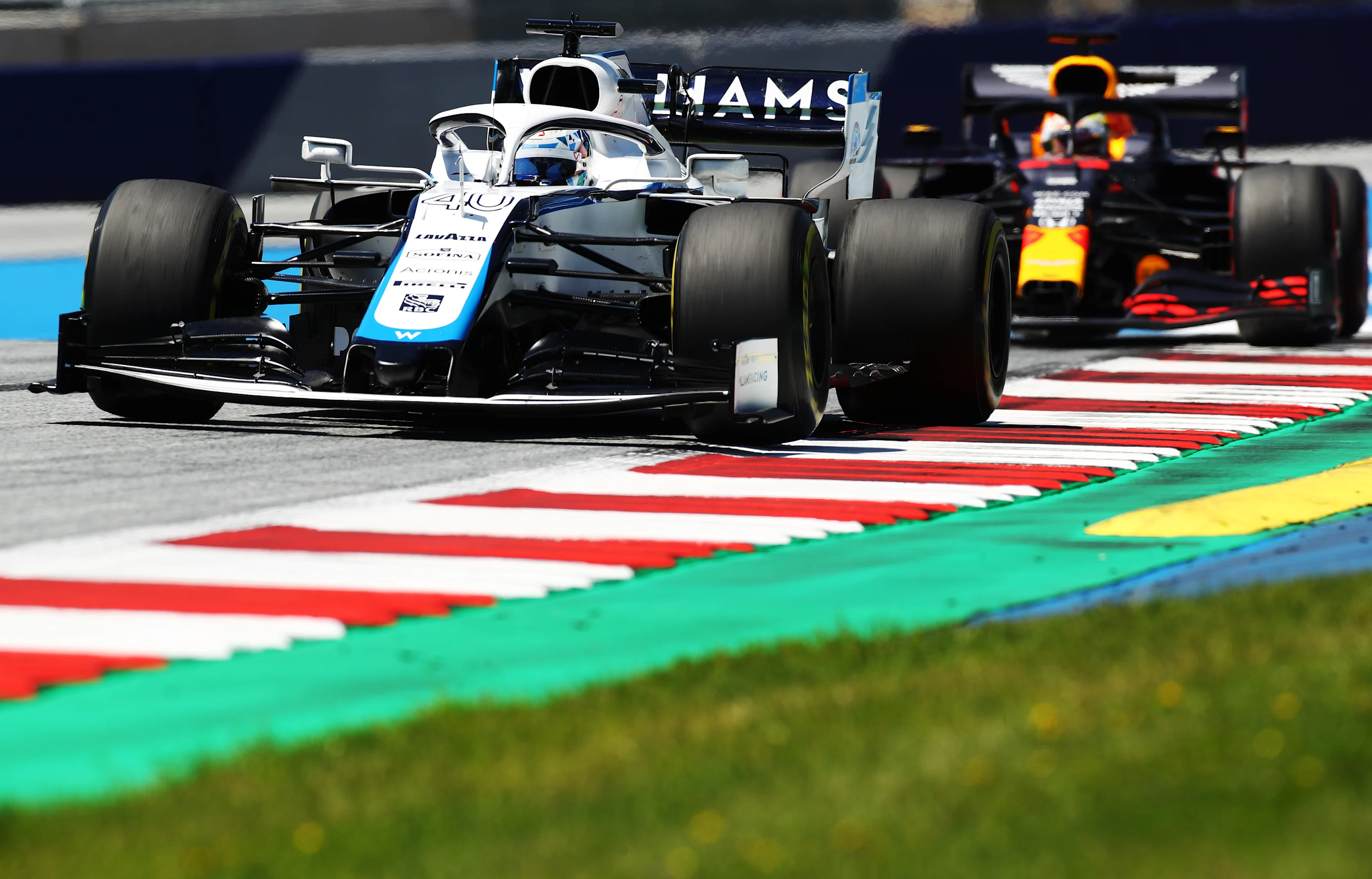 SPIELBERG, AUSTRIA - JULY 10: Jack Aitken of Great Britain driving the (40) Williams Racing FW43