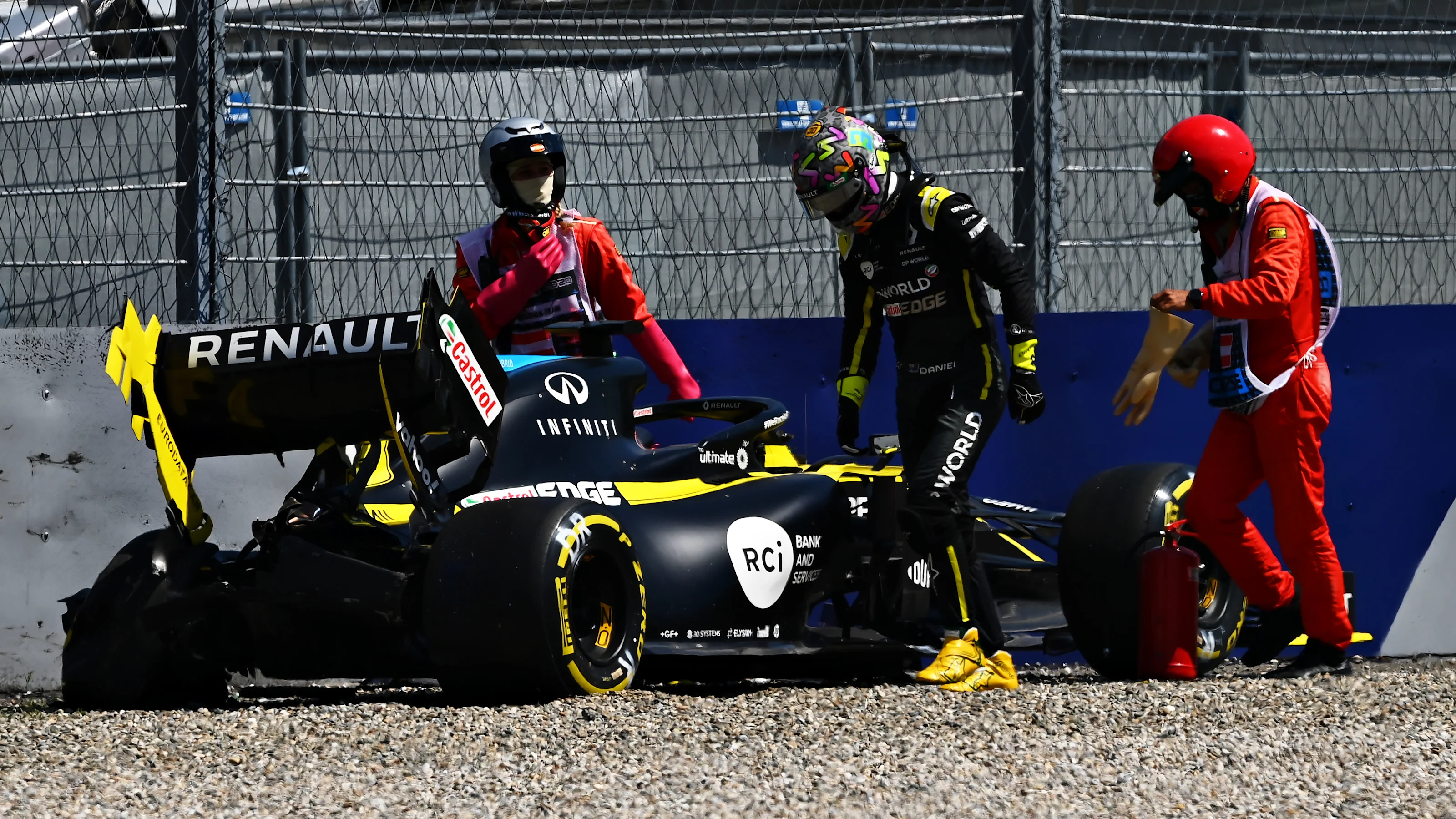 SPIELBERG, AUSTRIA - JULY 10: Daniel Ricciardo of Australia driving the (3) Renault Sport Formula