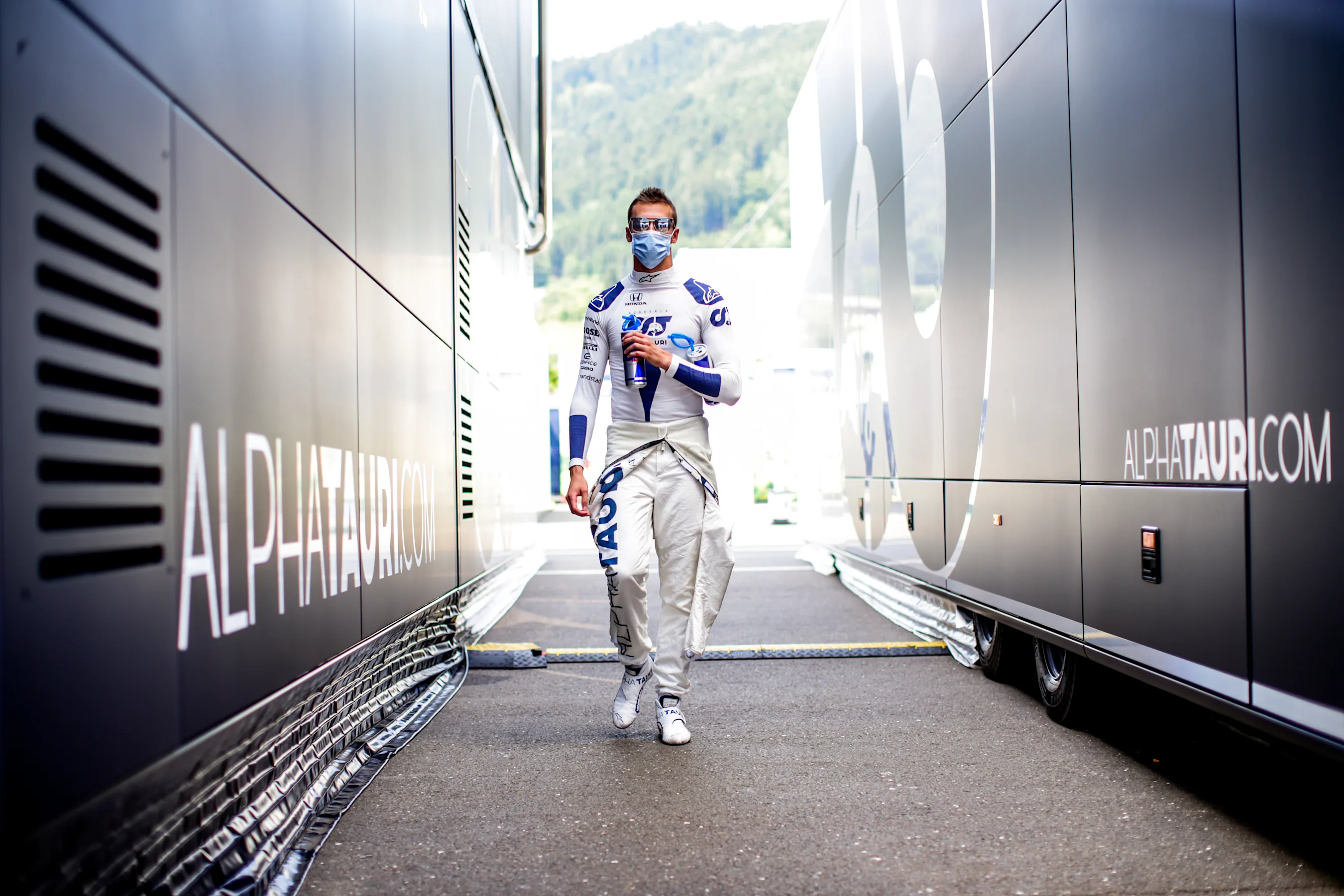 SPIELBERG, AUSTRIA - JULY 10: Daniil Kvyat of Scuderia AlphaTauri and Russia during practice for