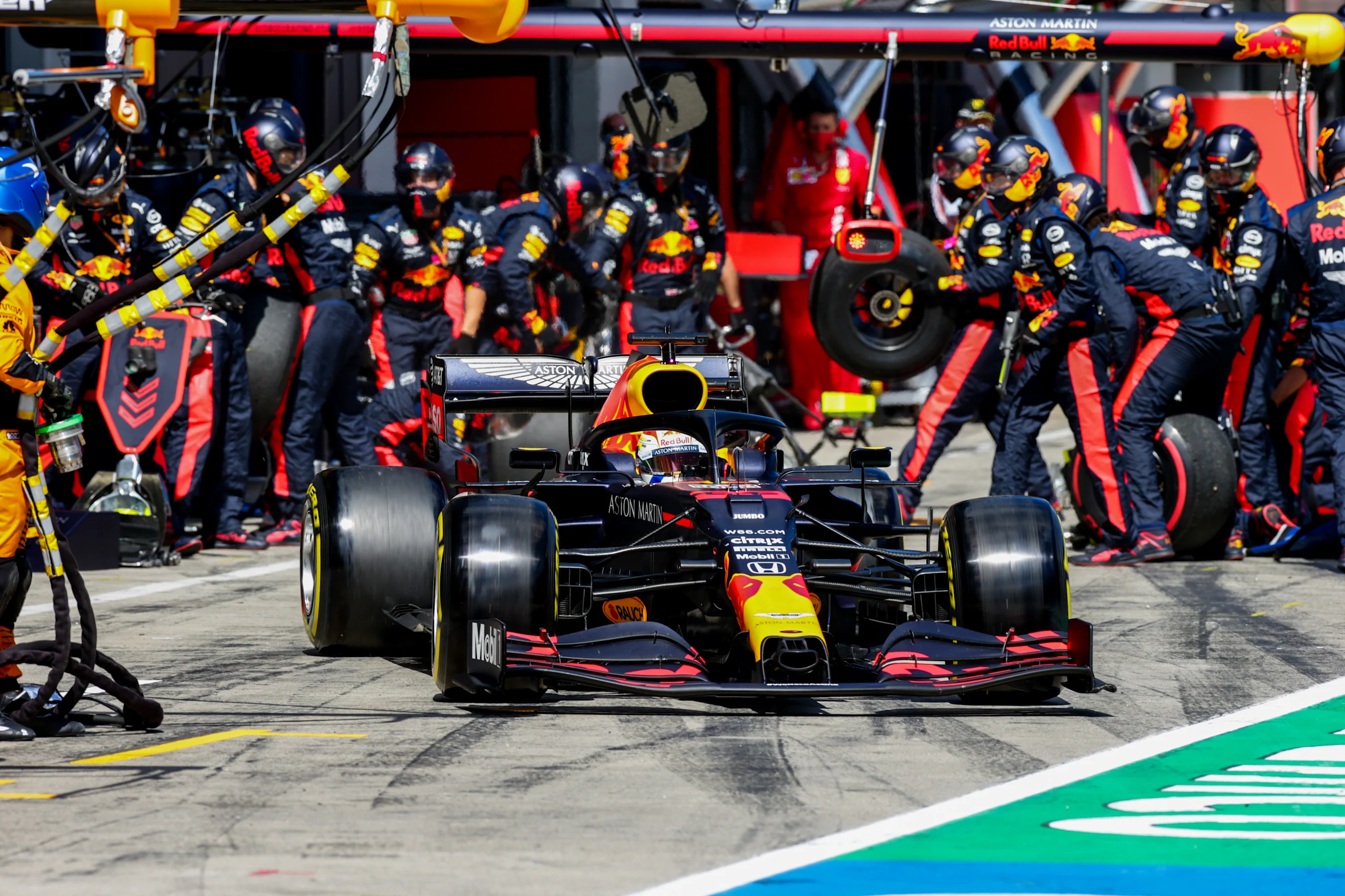 SPIELBERG, AUSTRIA - JULY 12: Max Verstappen of Red Bull Racing and The Netherlands during the