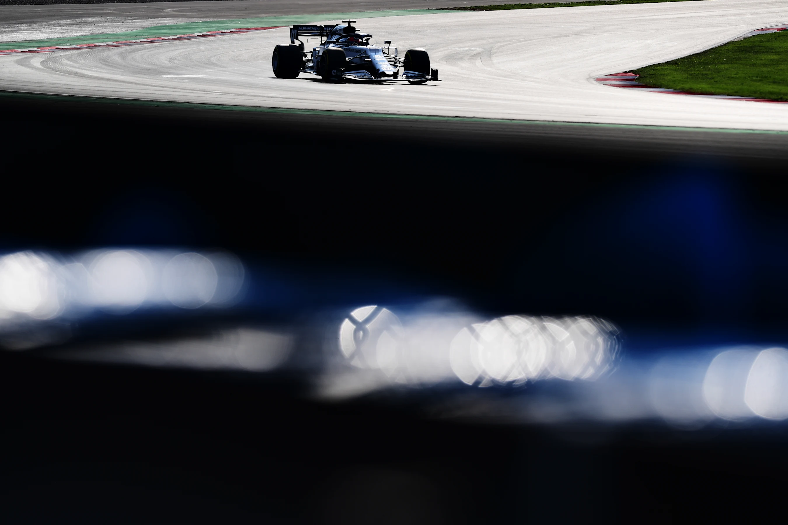 ISTANBUL, TURKEY - NOVEMBER 13: Daniil Kvyat of Russia driving the (26) Scuderia AlphaTauri AT01