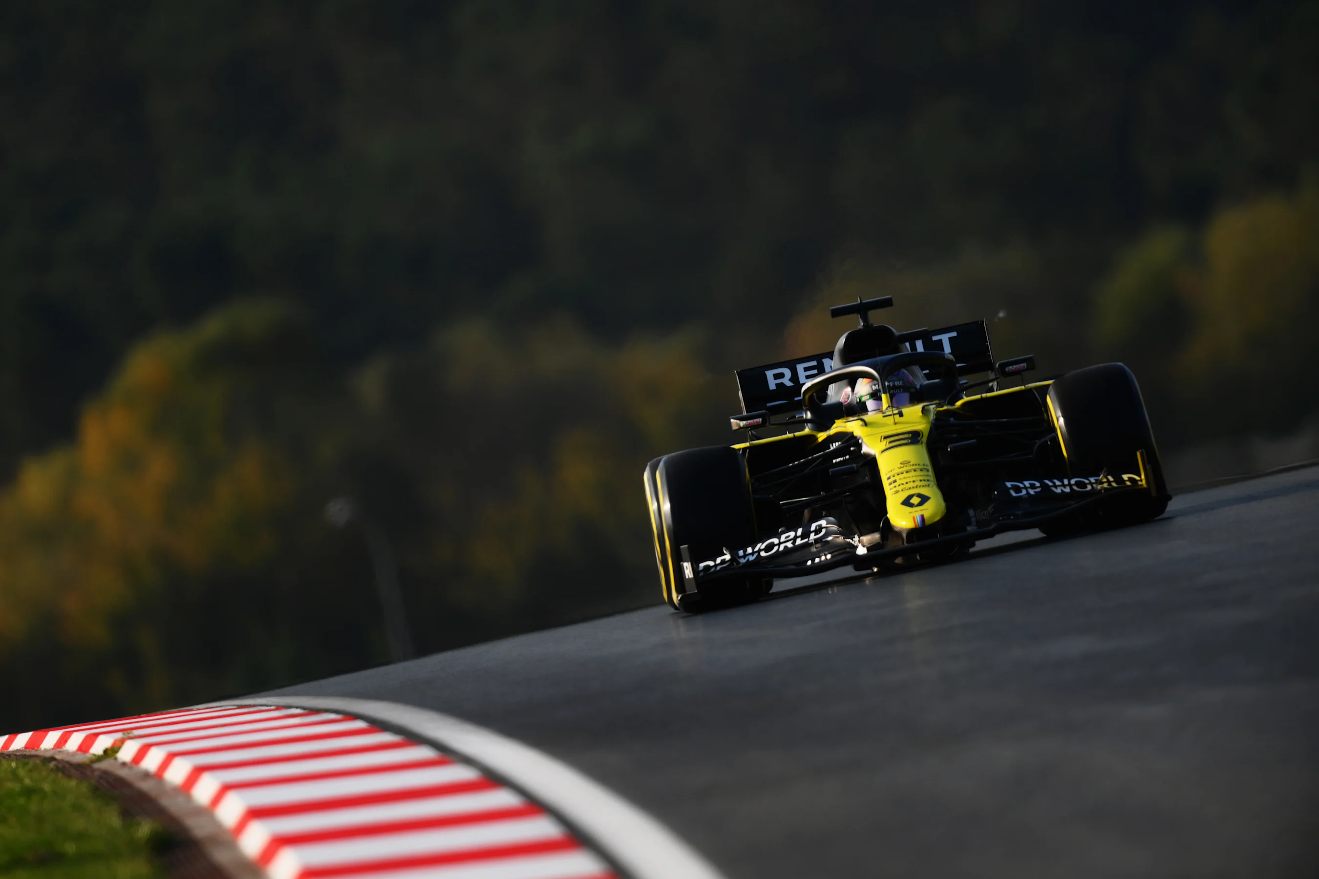 ISTANBUL, TURKEY - NOVEMBER 13: Daniel Ricciardo of Australia driving the (3) Renault Sport Formula