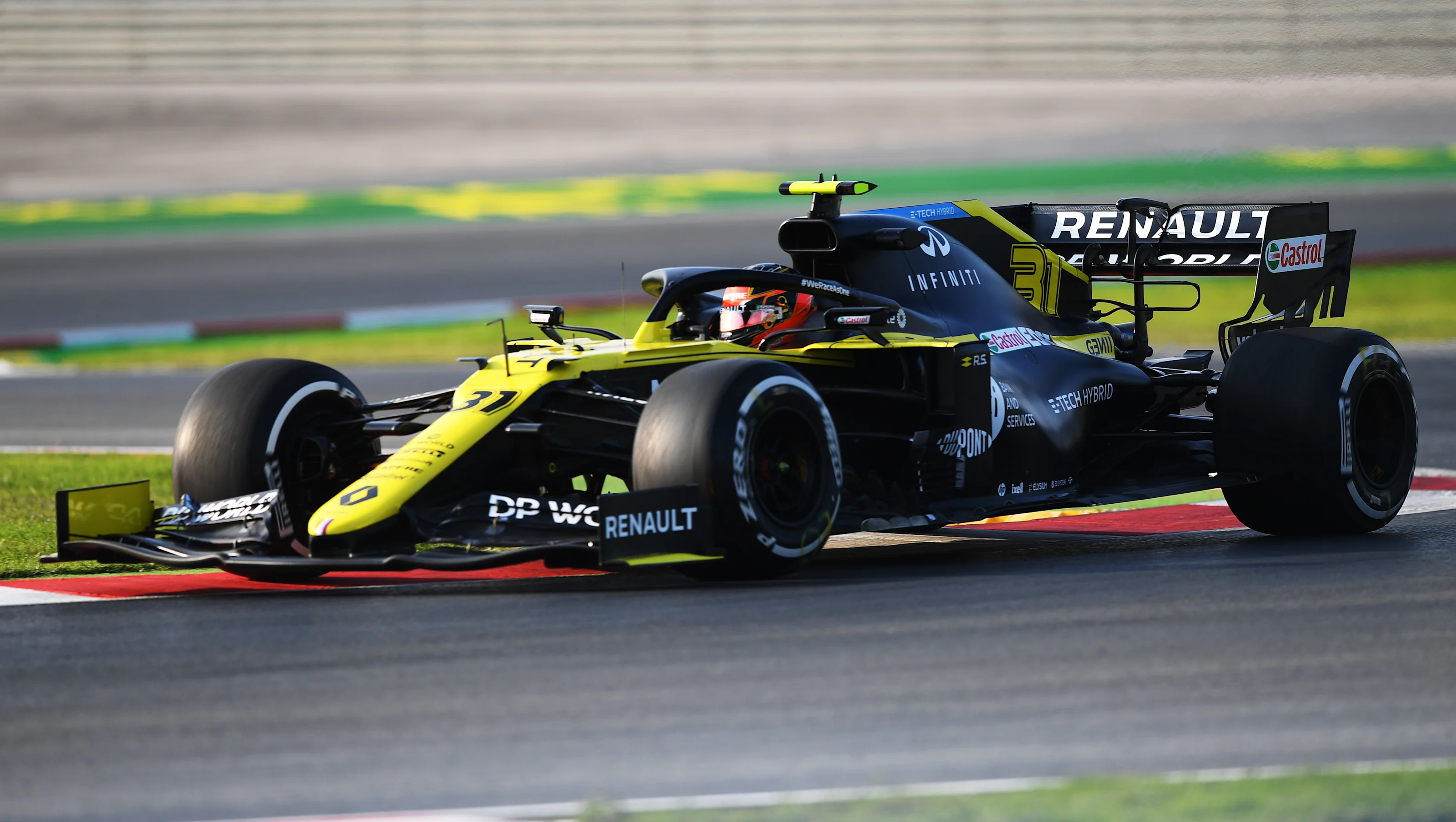 ISTANBUL, TURKEY - NOVEMBER 13: Esteban Ocon of France driving the (31) Renault Sport Formula One