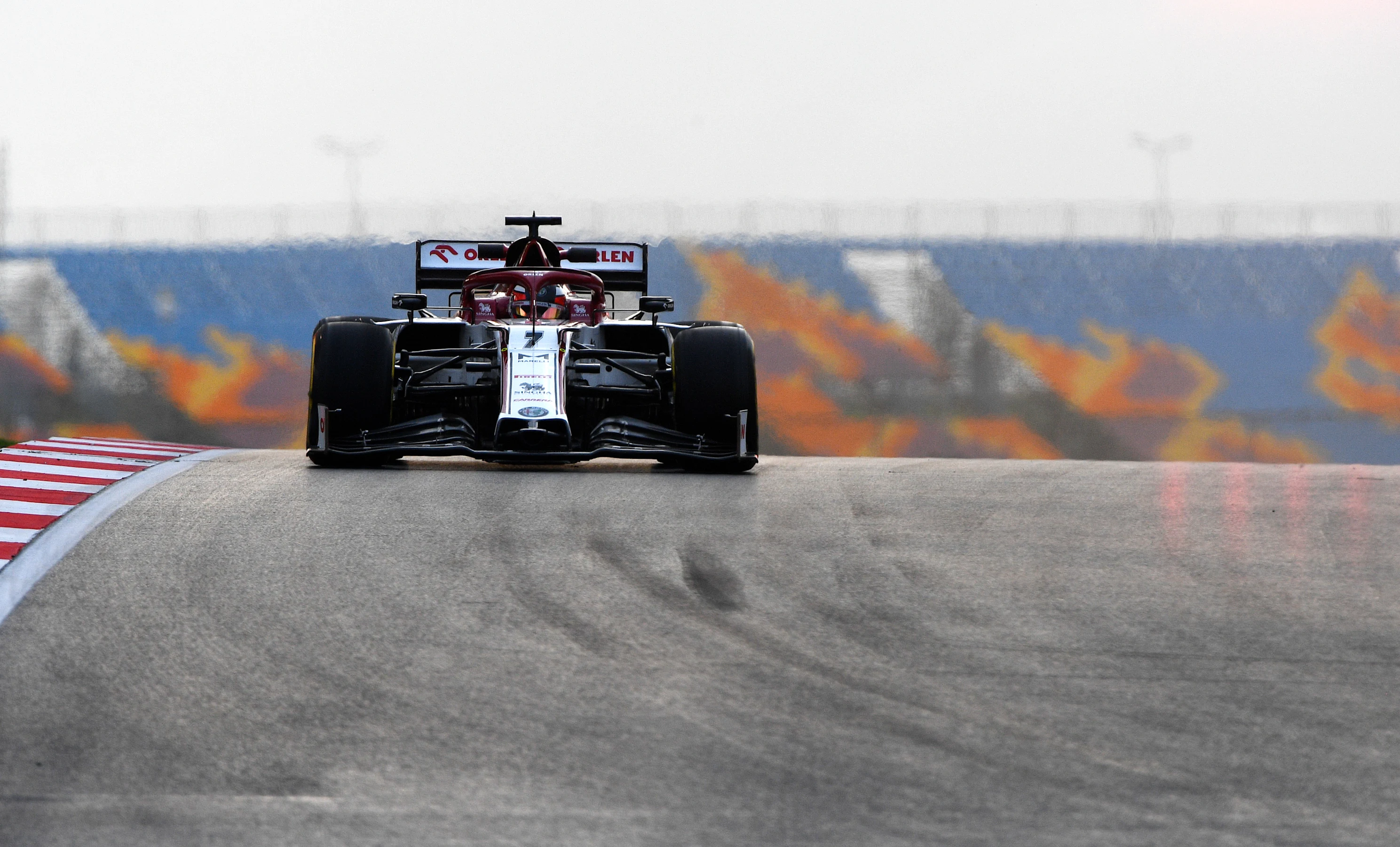 ISTANBUL, TURKEY - NOVEMBER 13: Kimi Raikkonen of Finland driving the (7) Alfa Romeo Racing C39