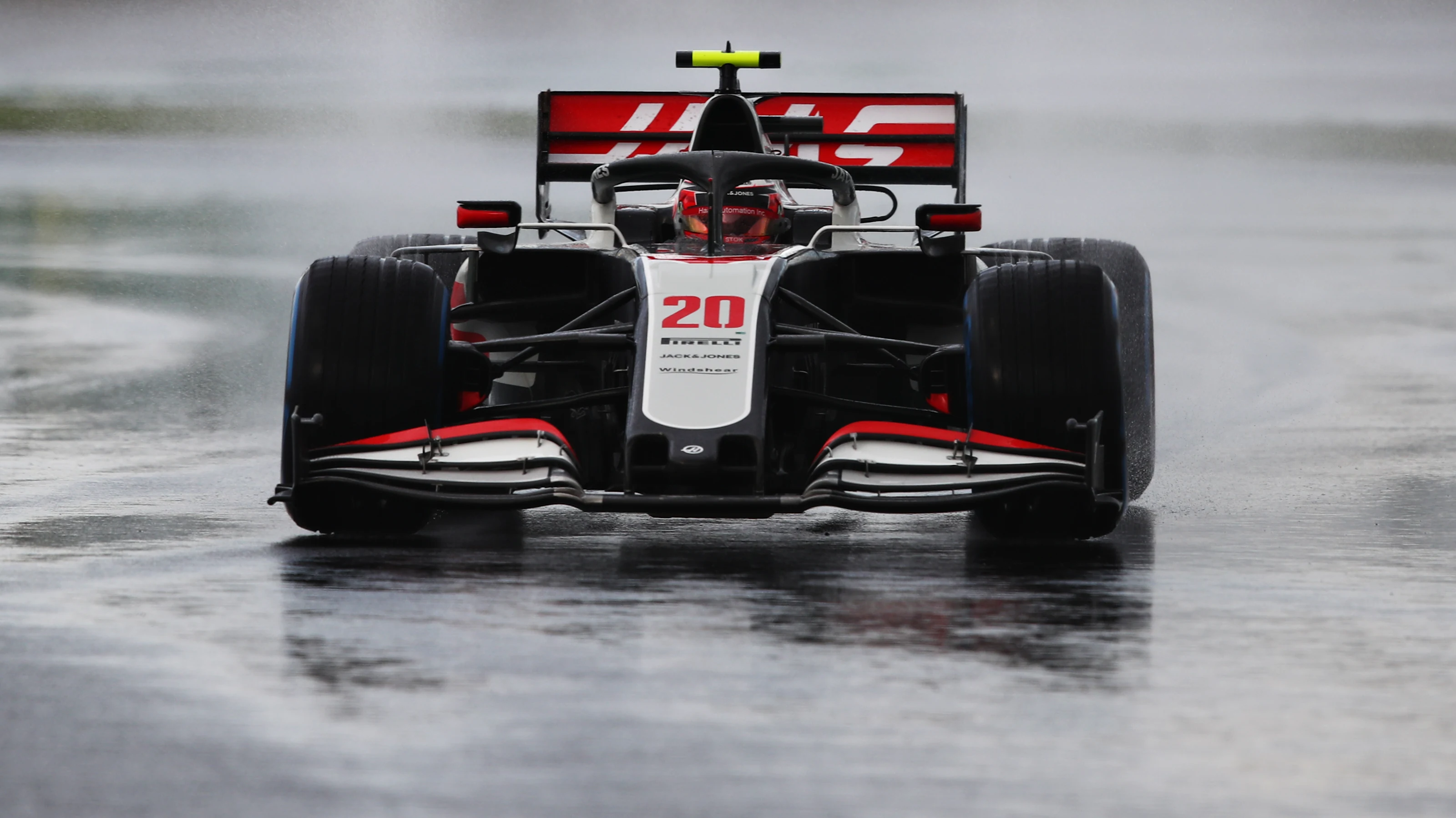 ISTANBUL, TURKEY - NOVEMBER 14: Kevin Magnussen of Denmark driving the (20) Haas F1 Team VF-20
