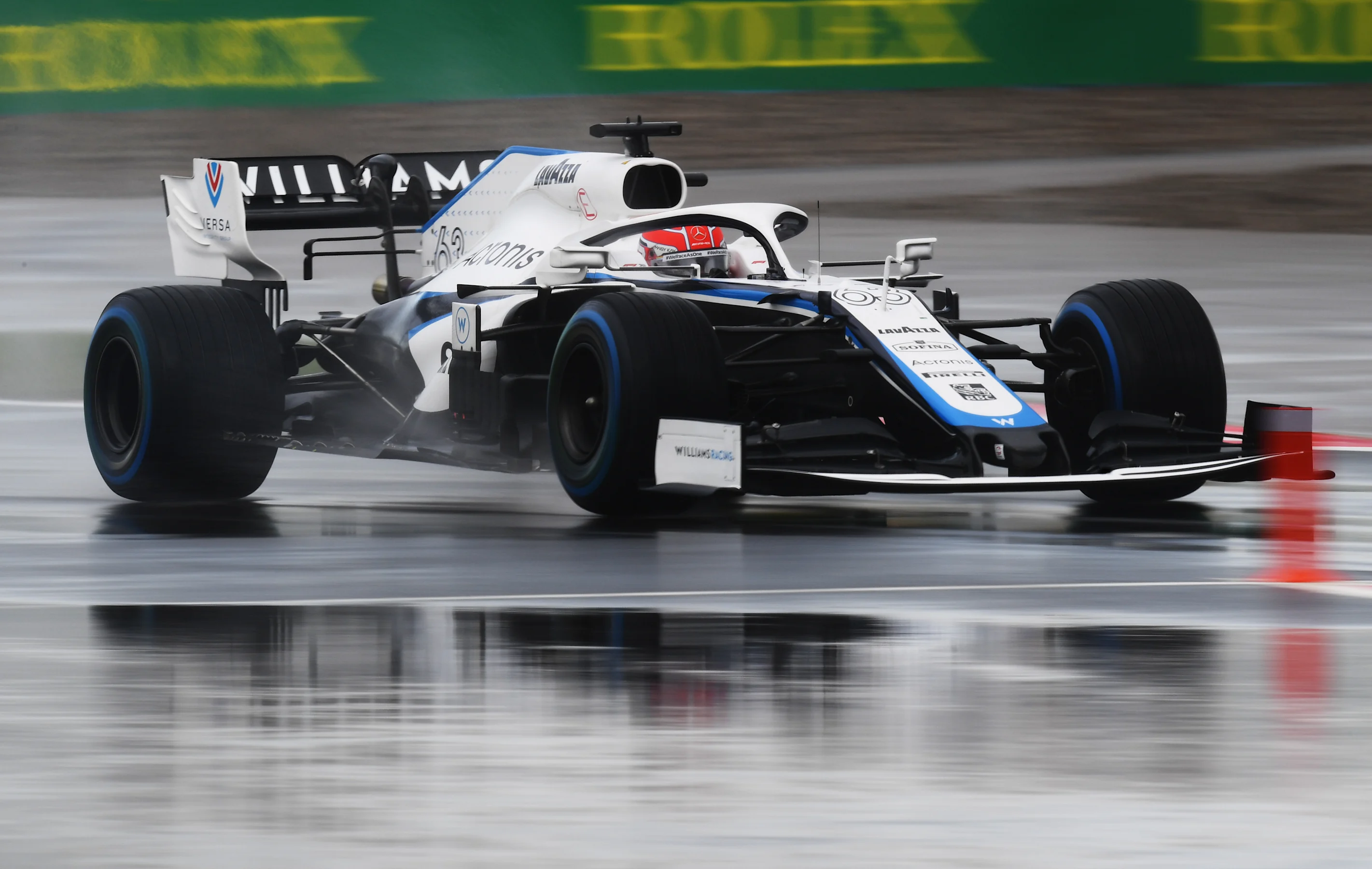 ISTANBUL, TURKEY - NOVEMBER 14: George Russell of Great Britain driving the (63) Williams Racing