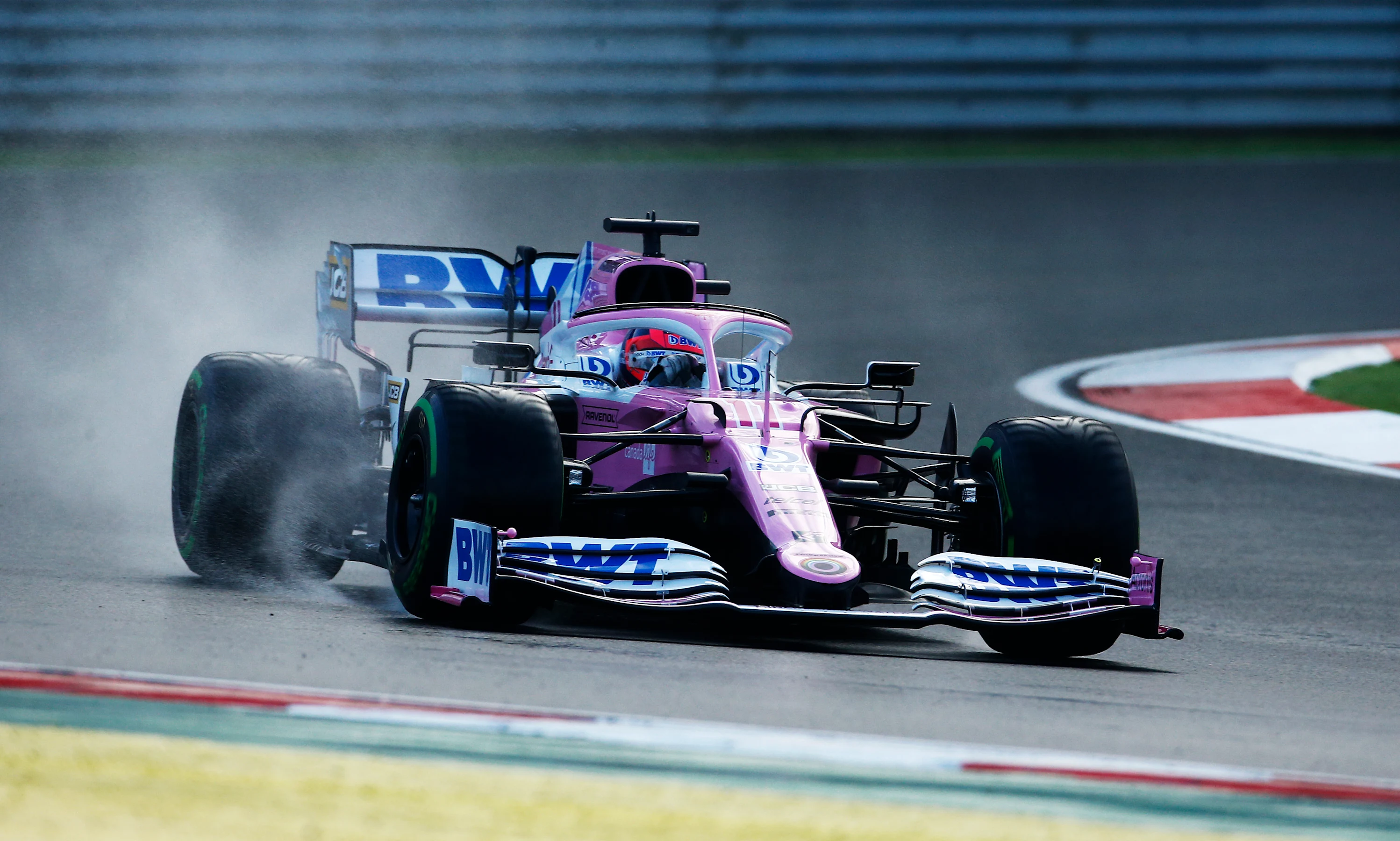 ISTANBUL, TURKEY - NOVEMBER 14: Sergio Perez of Mexico driving the (11) Racing Point RP20 Mercedes