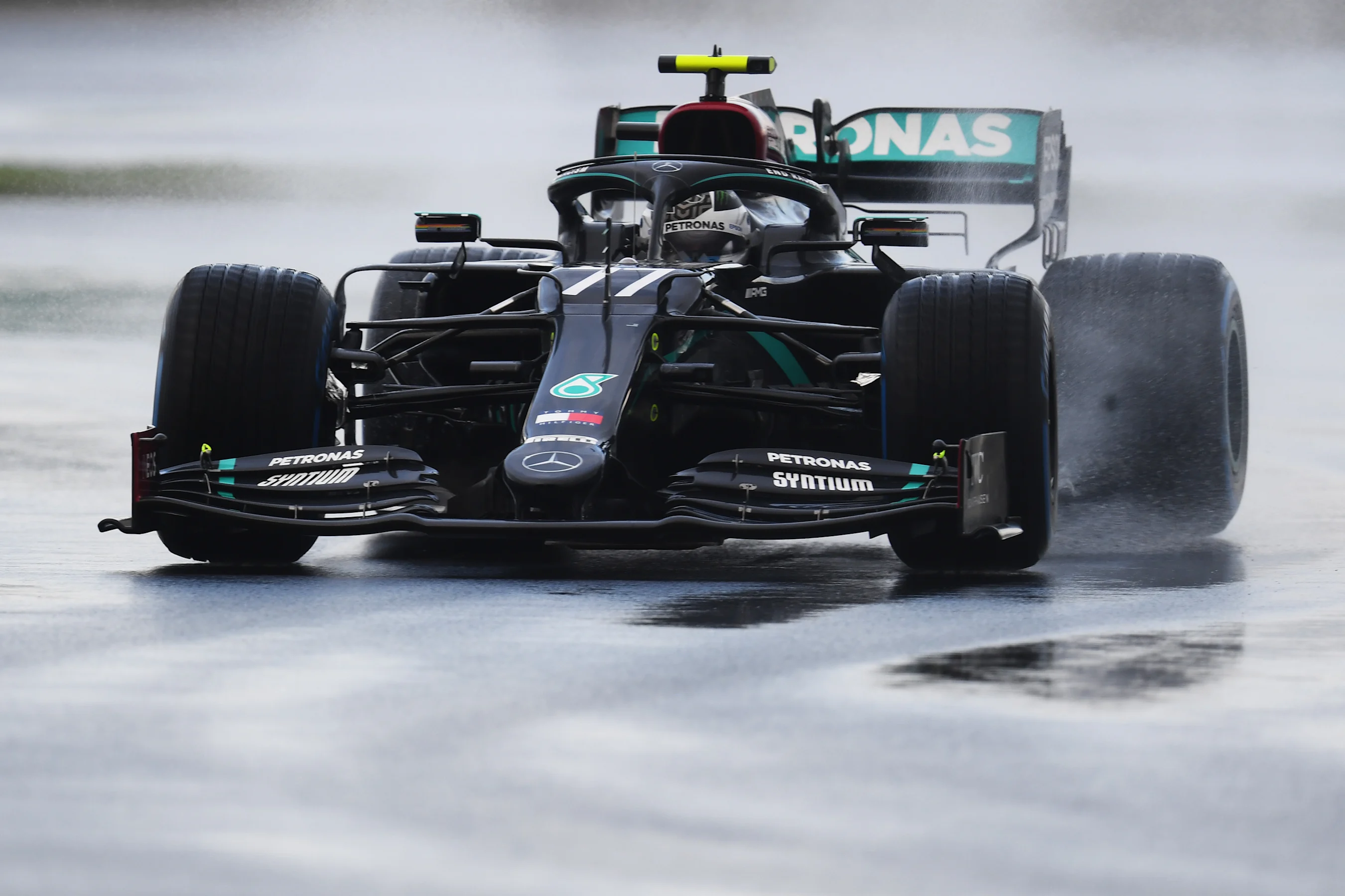 ISTANBUL, TURKEY - NOVEMBER 14: Valtteri Bottas of Finland driving the (77) Mercedes AMG Petronas