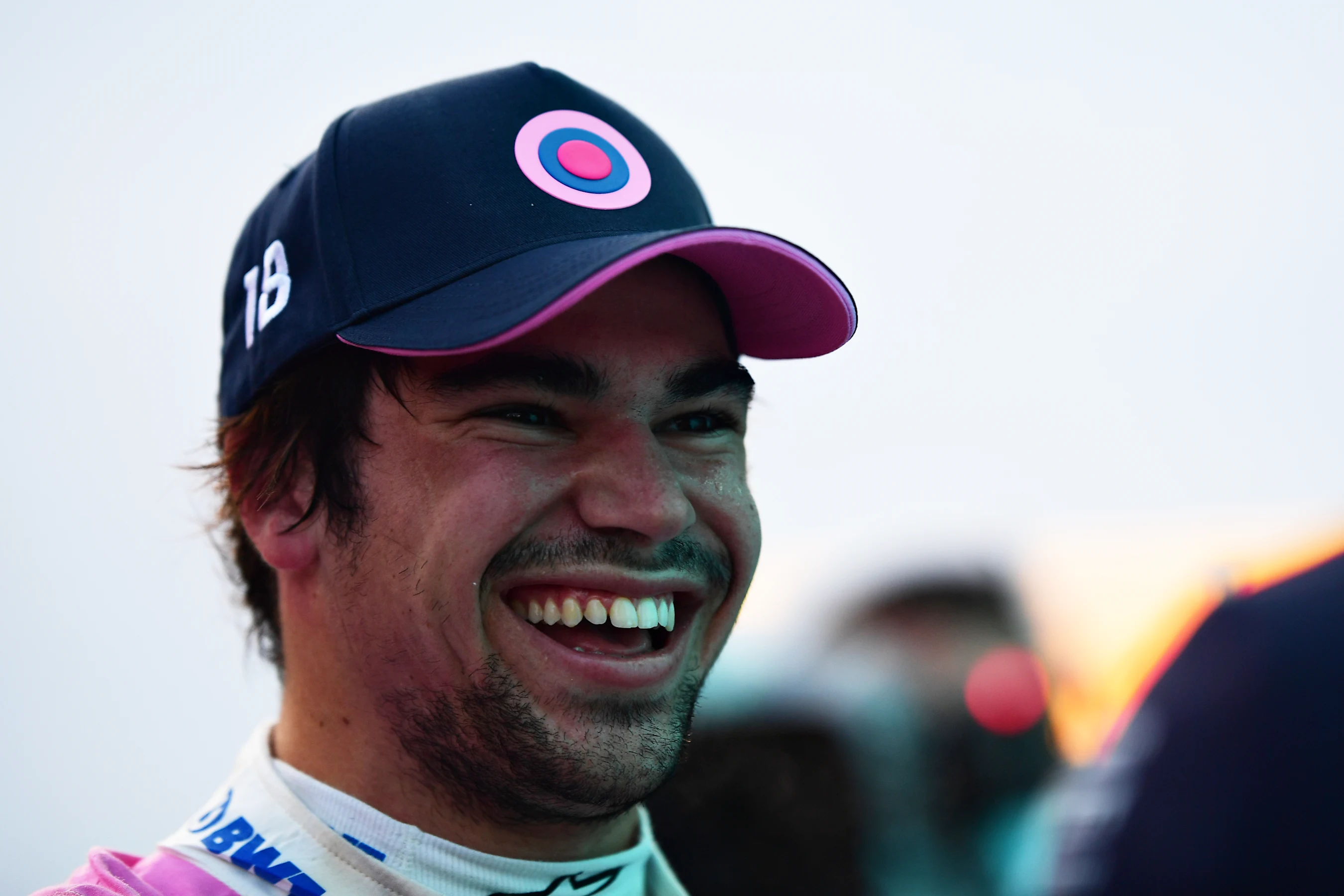ISTANBUL, TURKEY - NOVEMBER 14: Pole position qualifier Lance Stroll of Canada and Racing Point