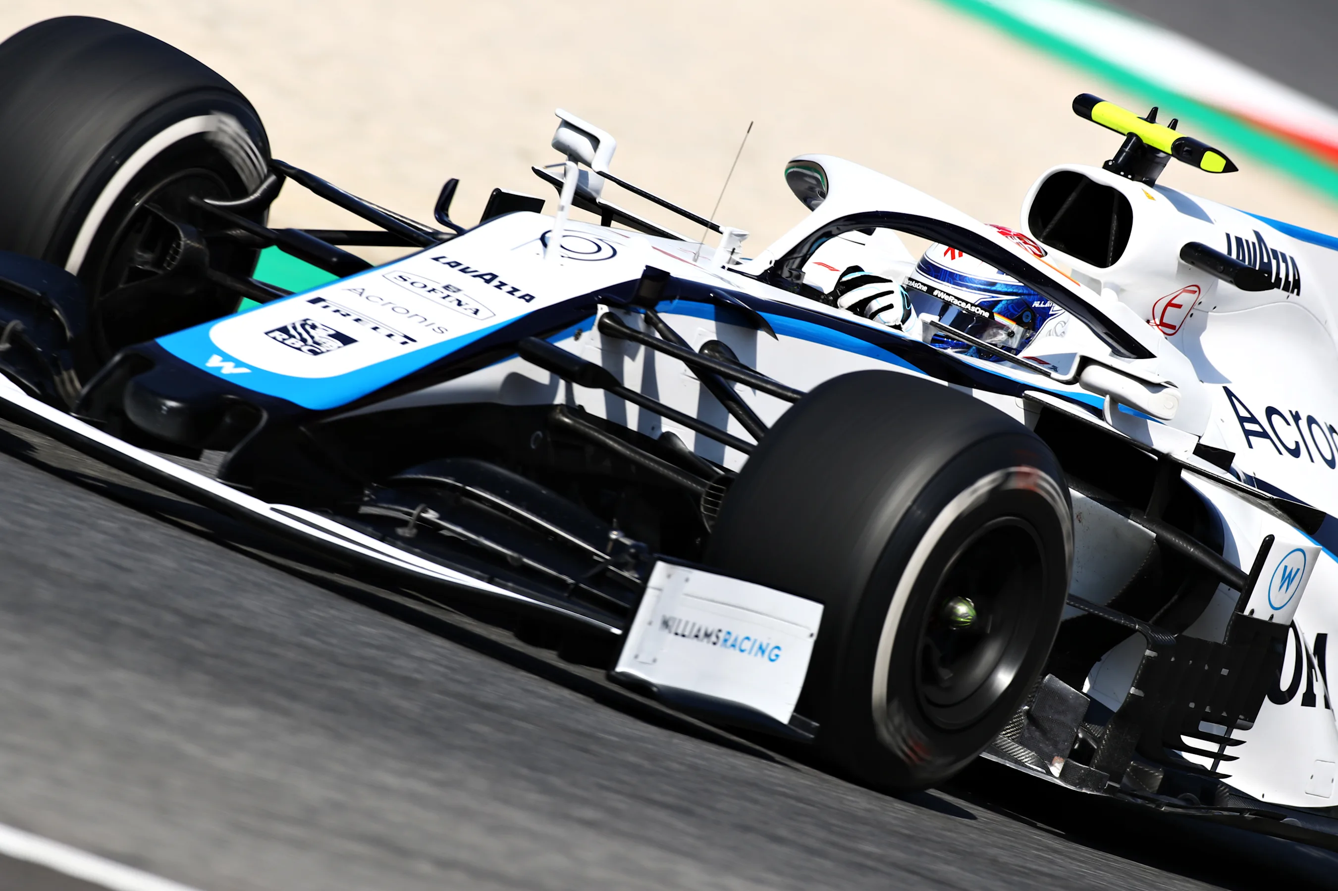 SCARPERIA, ITALY - SEPTEMBER 11: Nicholas Latifi of Canada driving the (6) Williams Racing FW43