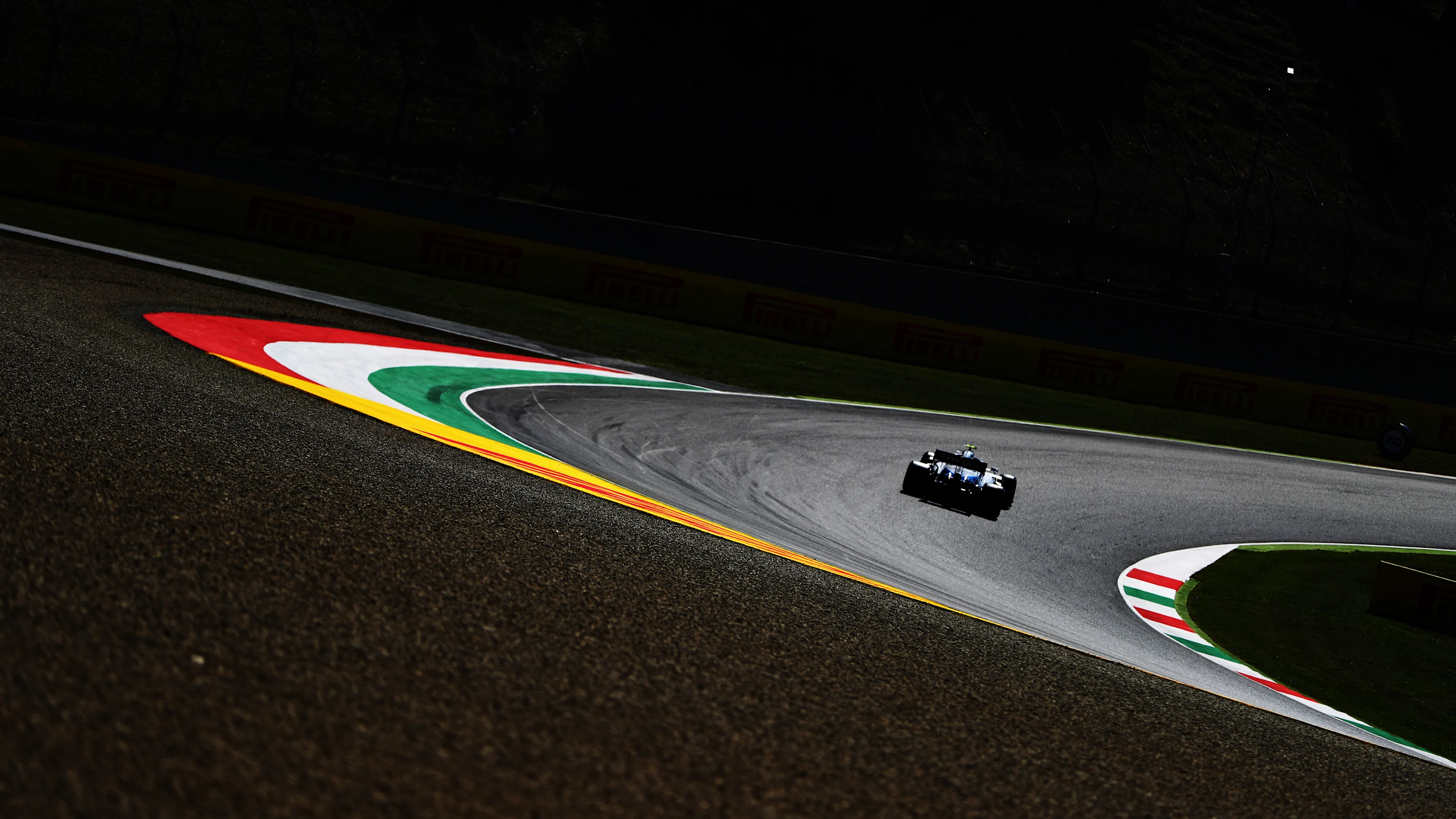 SCARPERIA, ITALY - SEPTEMBER 12: Nicholas Latifi of Canada driving the (6) Williams Racing FW43