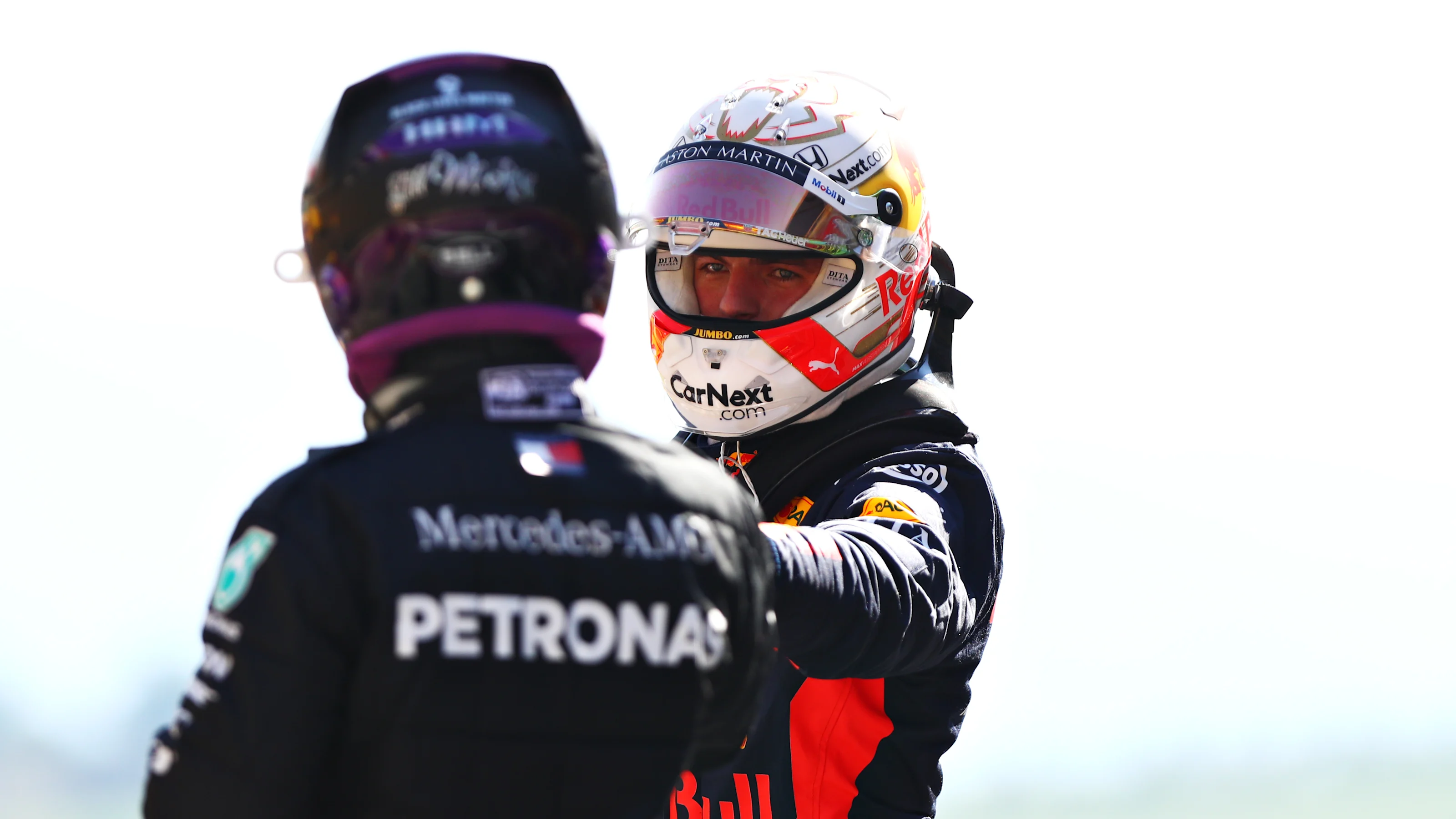SCARPERIA, ITALY - SEPTEMBER 12: Third placed qualifier Max Verstappen of Netherlands and Red Bull