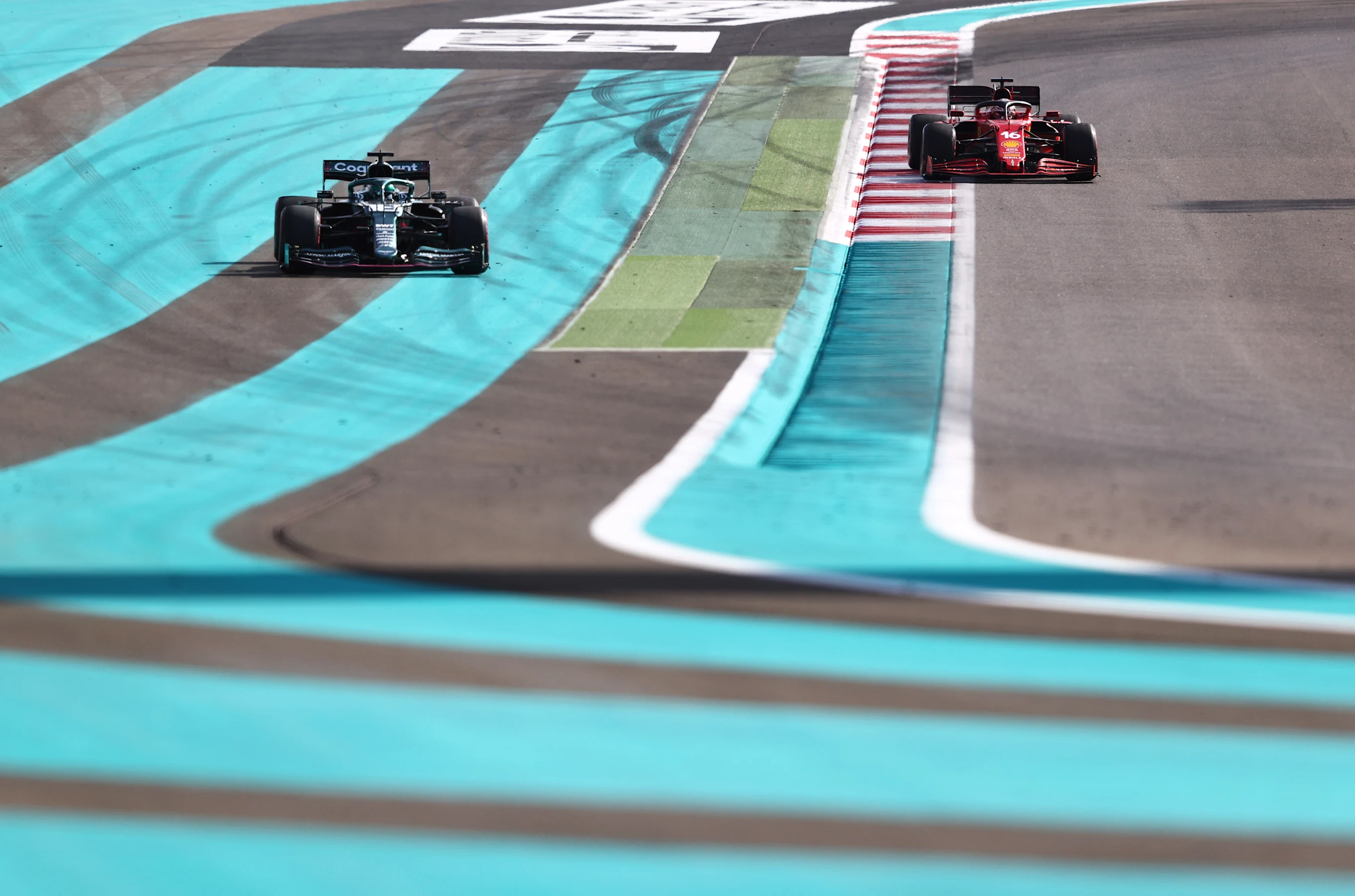 ABU DHABI, UNITED ARAB EMIRATES - DECEMBER 10: Lance Stroll of Canada driving the (18) Aston Martin