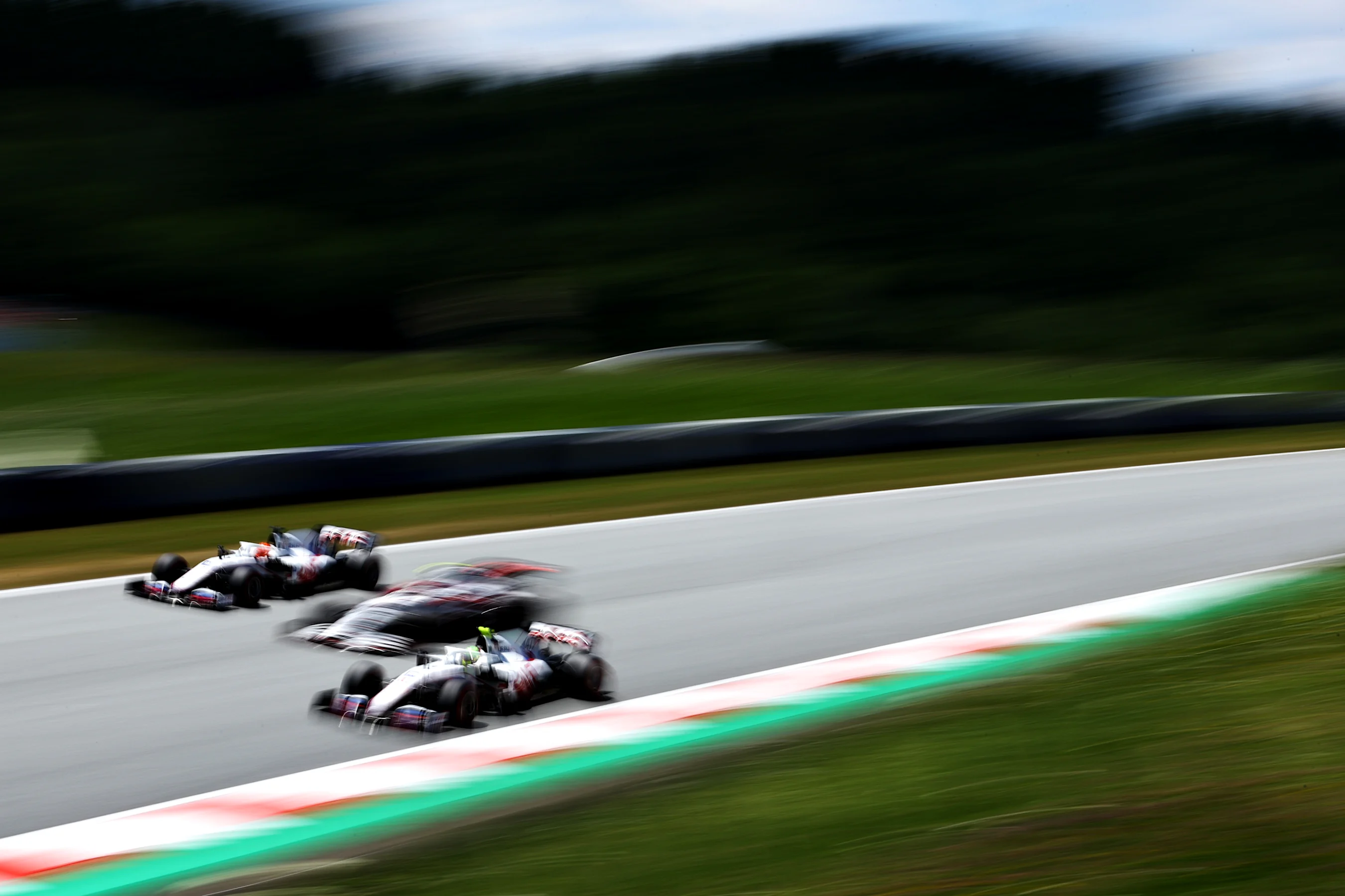 SPIELBERG, AUSTRIA - JULY 03: Mick Schumacher of Germany driving the (47) Haas F1 Team VF-21