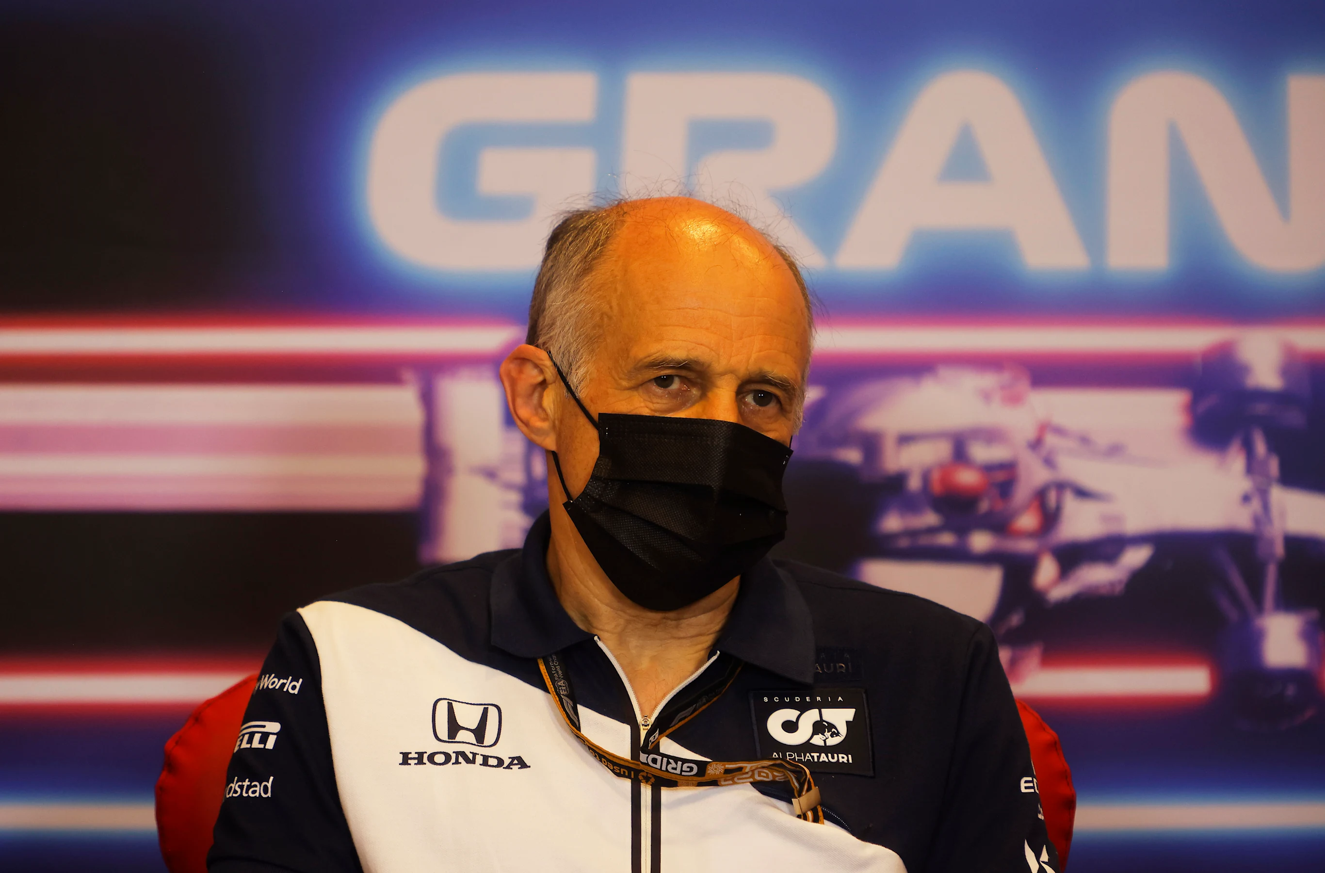 BAKU, AZERBAIJAN - JUNE 04: Scuderia AlphaTauri Team Principal Franz Tost talks in the Team