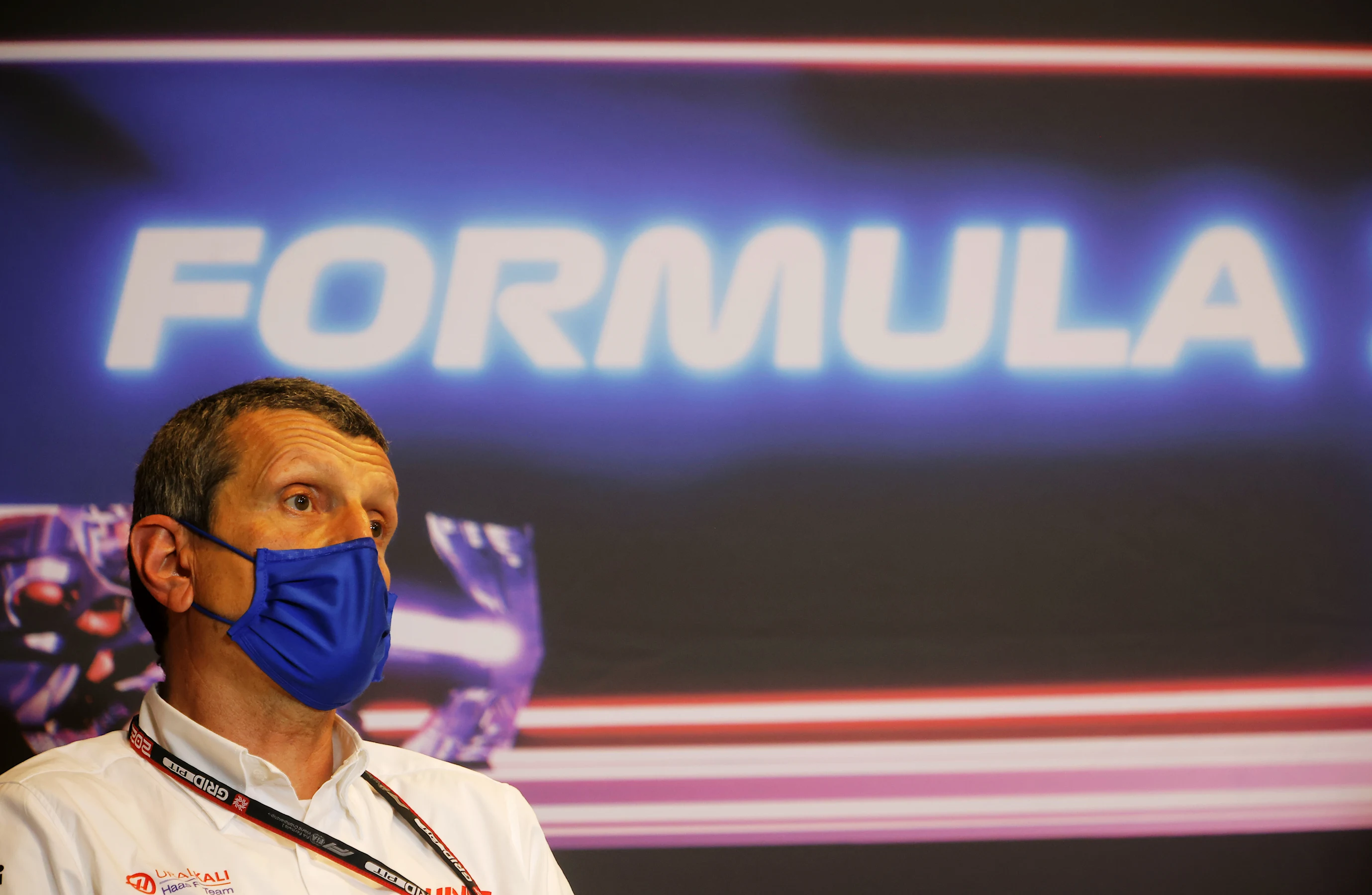 BAKU, AZERBAIJAN - JUNE 04: Haas F1 Team Principal Guenther Steiner talks in the Team Principals