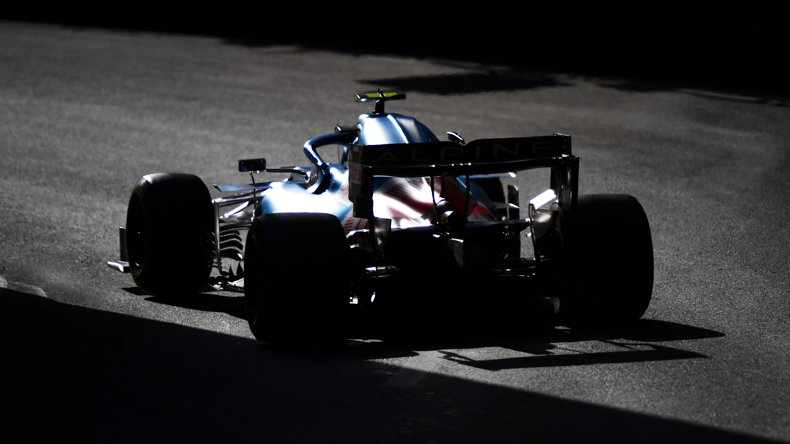BAKU, AZERBAIJAN - JUNE 04: Esteban Ocon of France driving the (31) Alpine A521 Renault on track