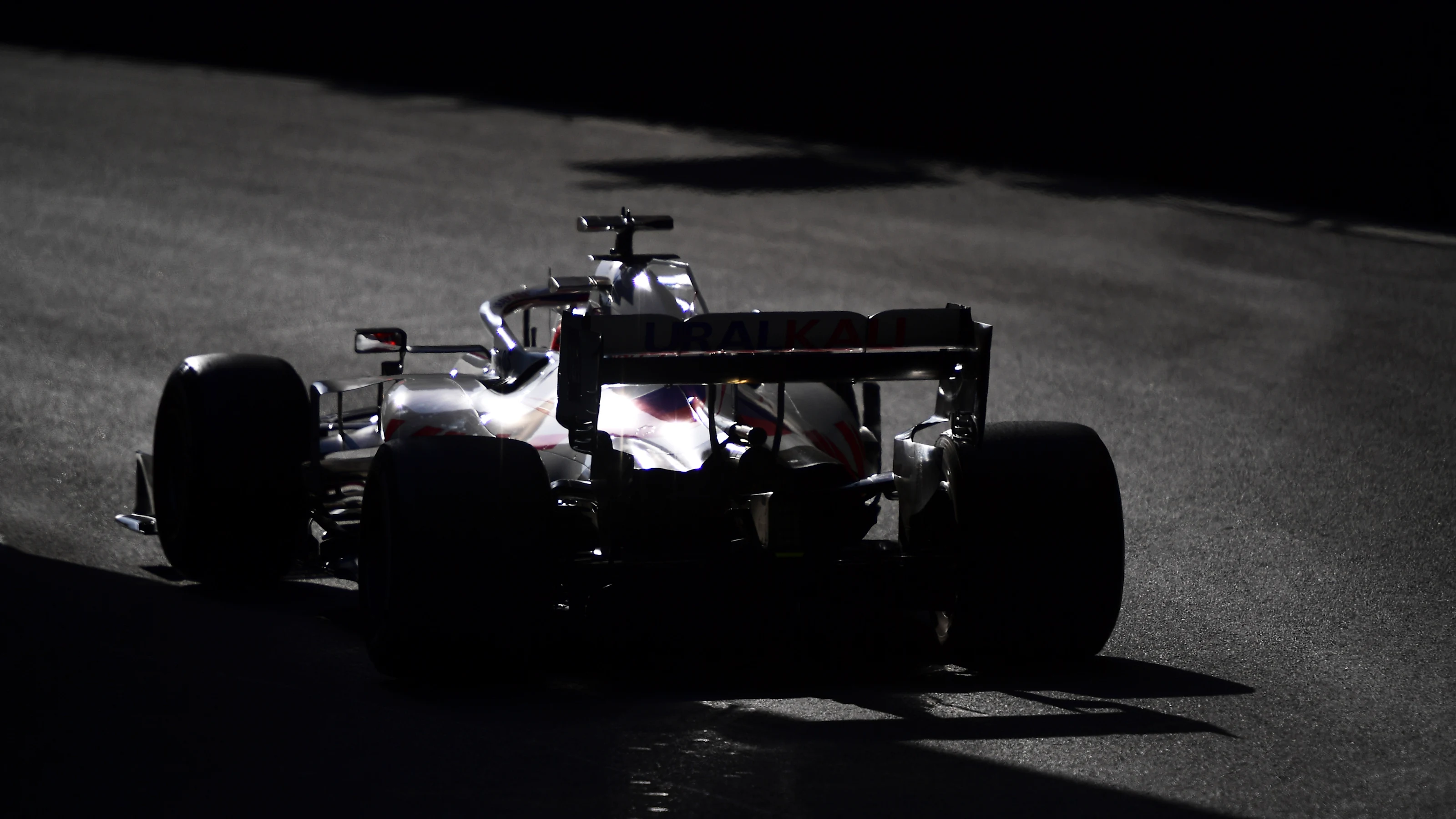 BAKU, AZERBAIJAN - JUNE 04: Nikita Mazepin of Russia driving the (9) Haas F1 Team VF-21 Ferrari on