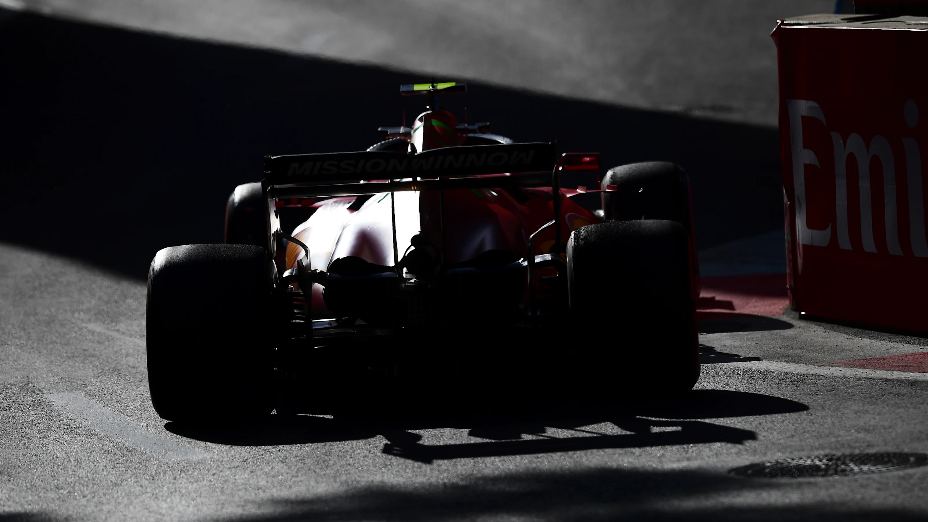 BAKU, AZERBAIJAN - JUNE 04: Carlos Sainz of Spain driving the (55) Scuderia Ferrari SF21 on track