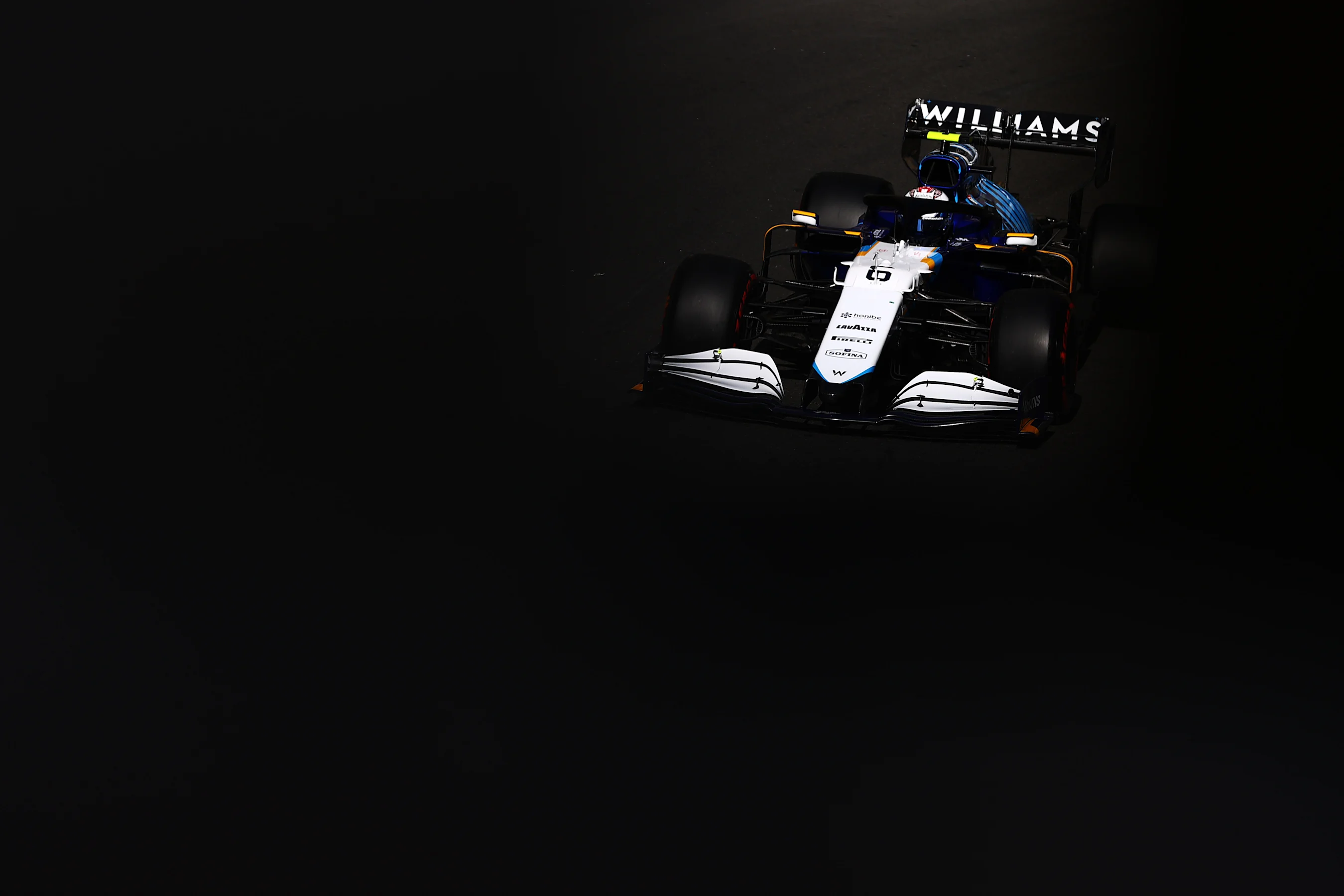 BAKU, AZERBAIJAN - JUNE 05: Nicholas Latifi of Canada driving the (6) Williams Racing FW43B