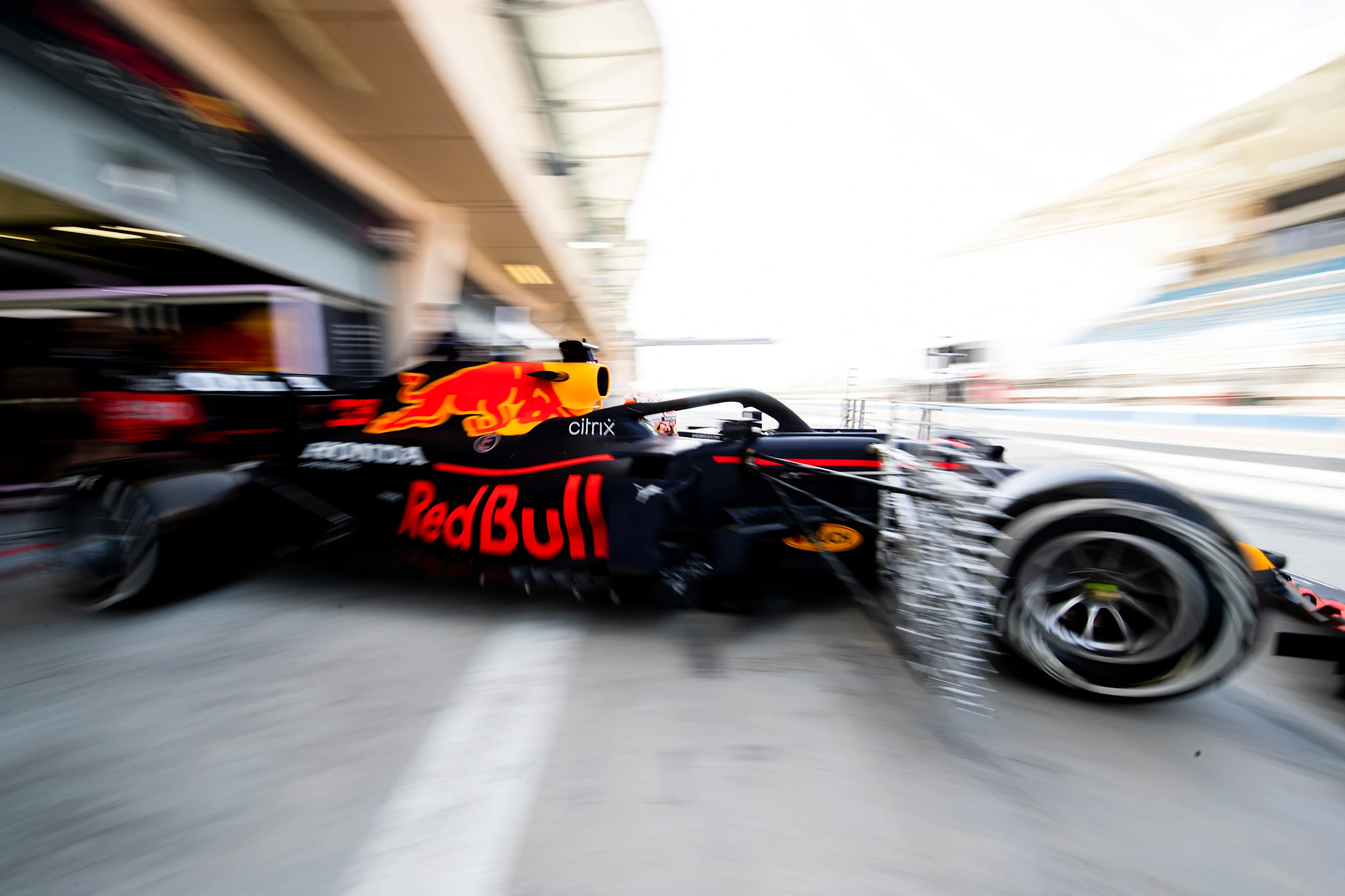 BAHRAIN, BAHRAIN - MARCH 12: Max Verstappen of the Netherlands driving the (33) Red Bull Racing