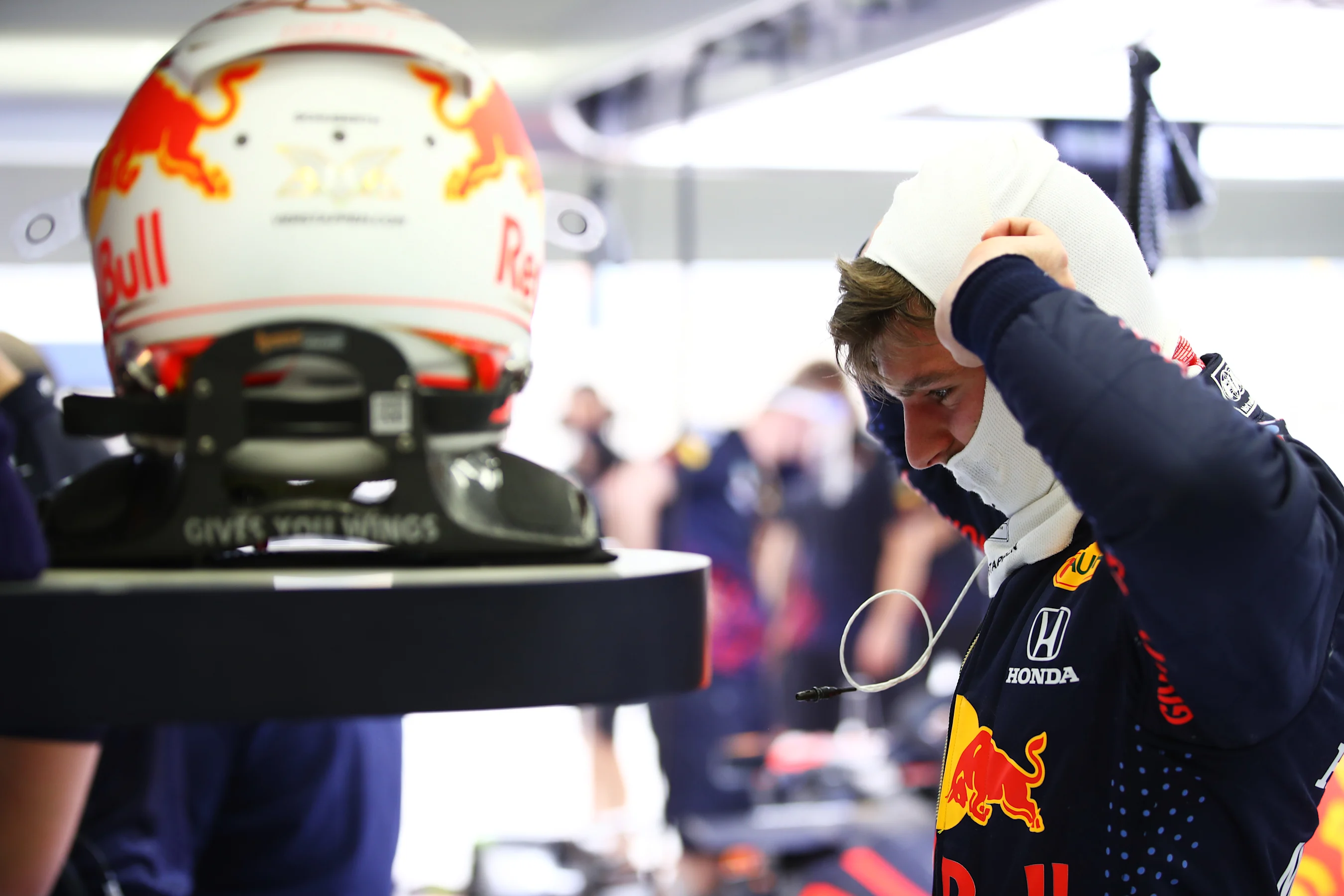 BAHRAIN, BAHRAIN - MARCH 12: Max Verstappen of Netherlands and Red Bull Racing prepares to drive in