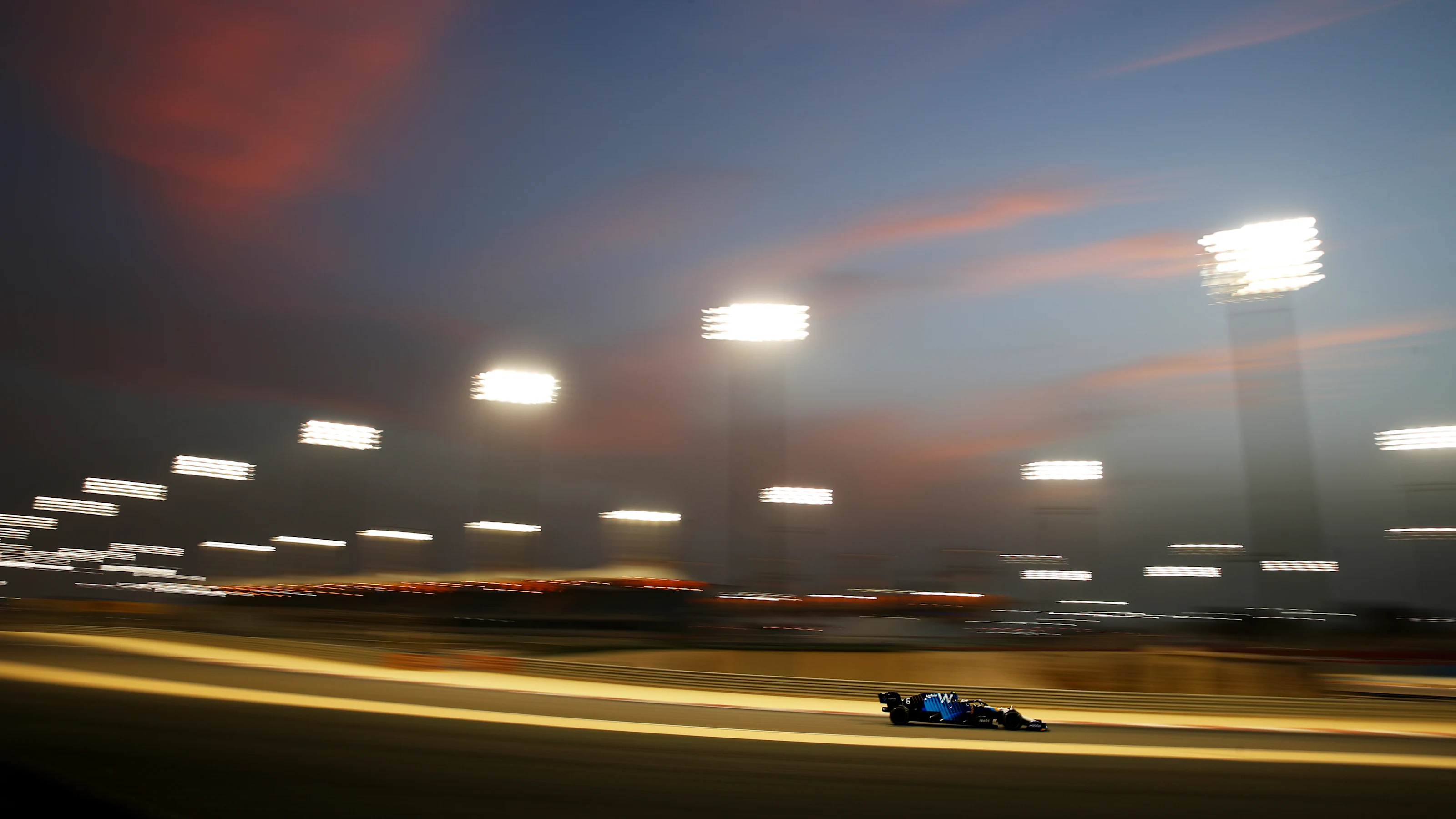 BAHRAIN, BAHRAIN - MARCH 13: Nicholas Latifi of Canada driving the (6) Williams Racing FW43B