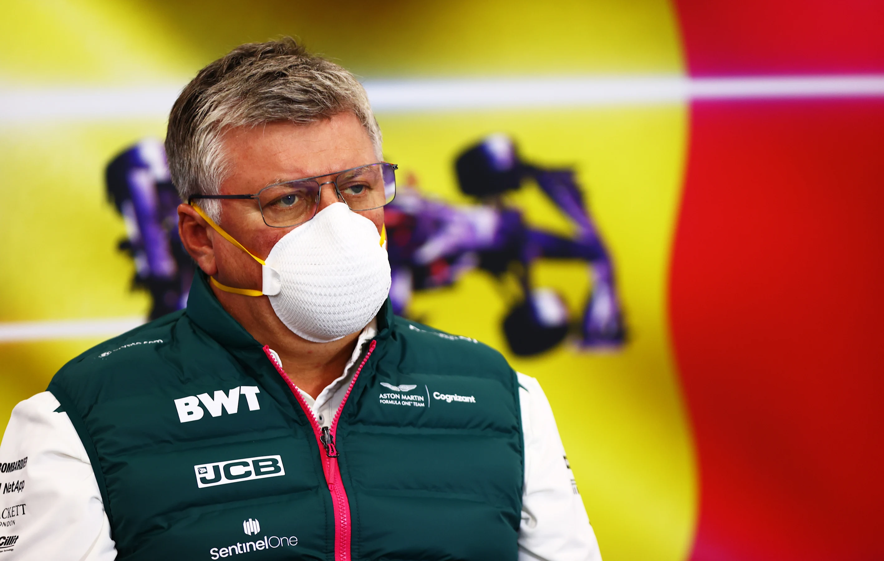 SPA, BELGIUM - AUGUST 27: Otmar Szafnauer, Team Principal and Chief Executive Officer of Aston