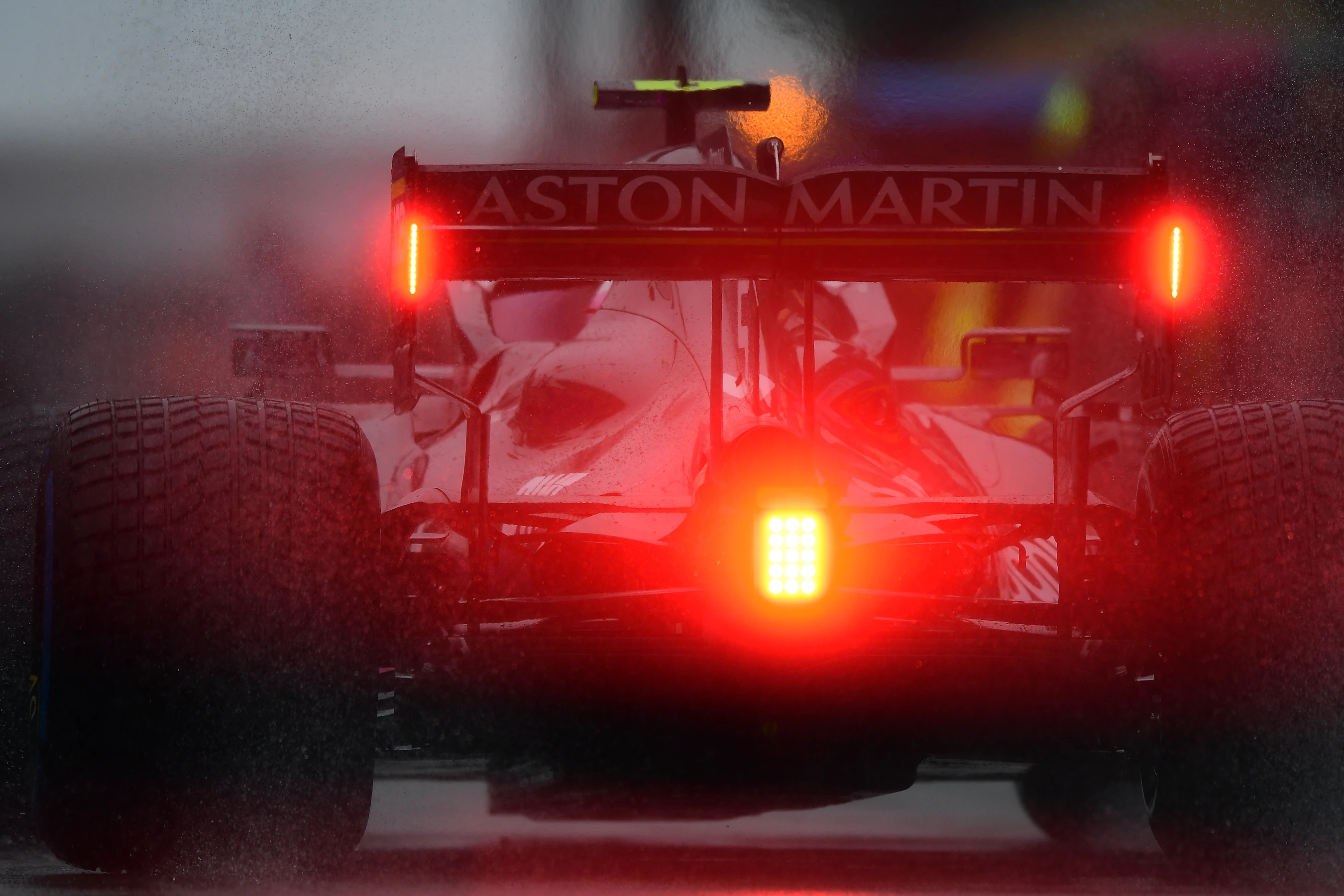 SPA, BELGIUM - AUGUST 29: Sebastian Vettel of Germany driving the (5) Aston Martin AMR21 Mercedes