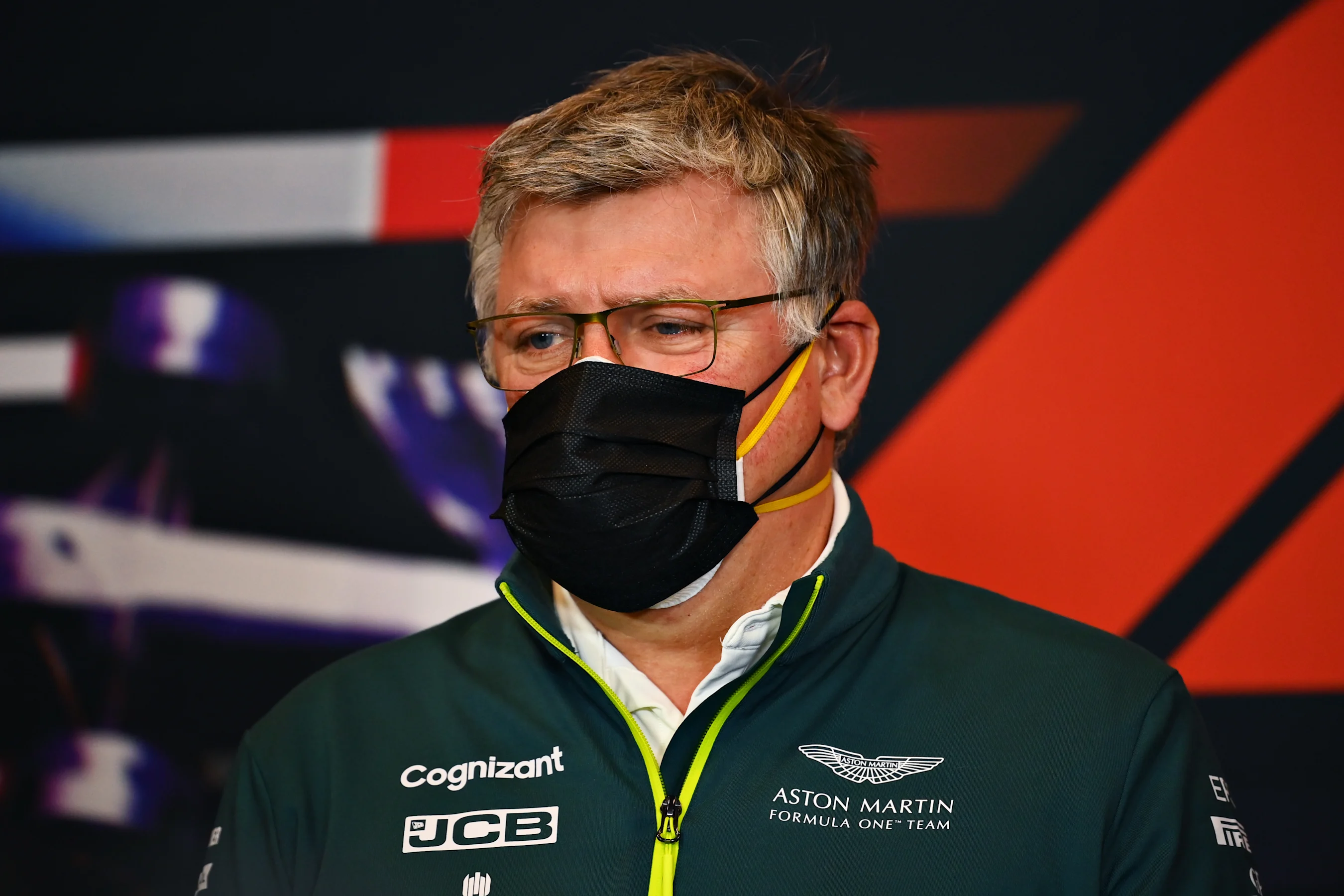 IMOLA, ITALY - APRIL 16: Otmar Szafnauer, Team Principal and Chief Executive Officer of Aston