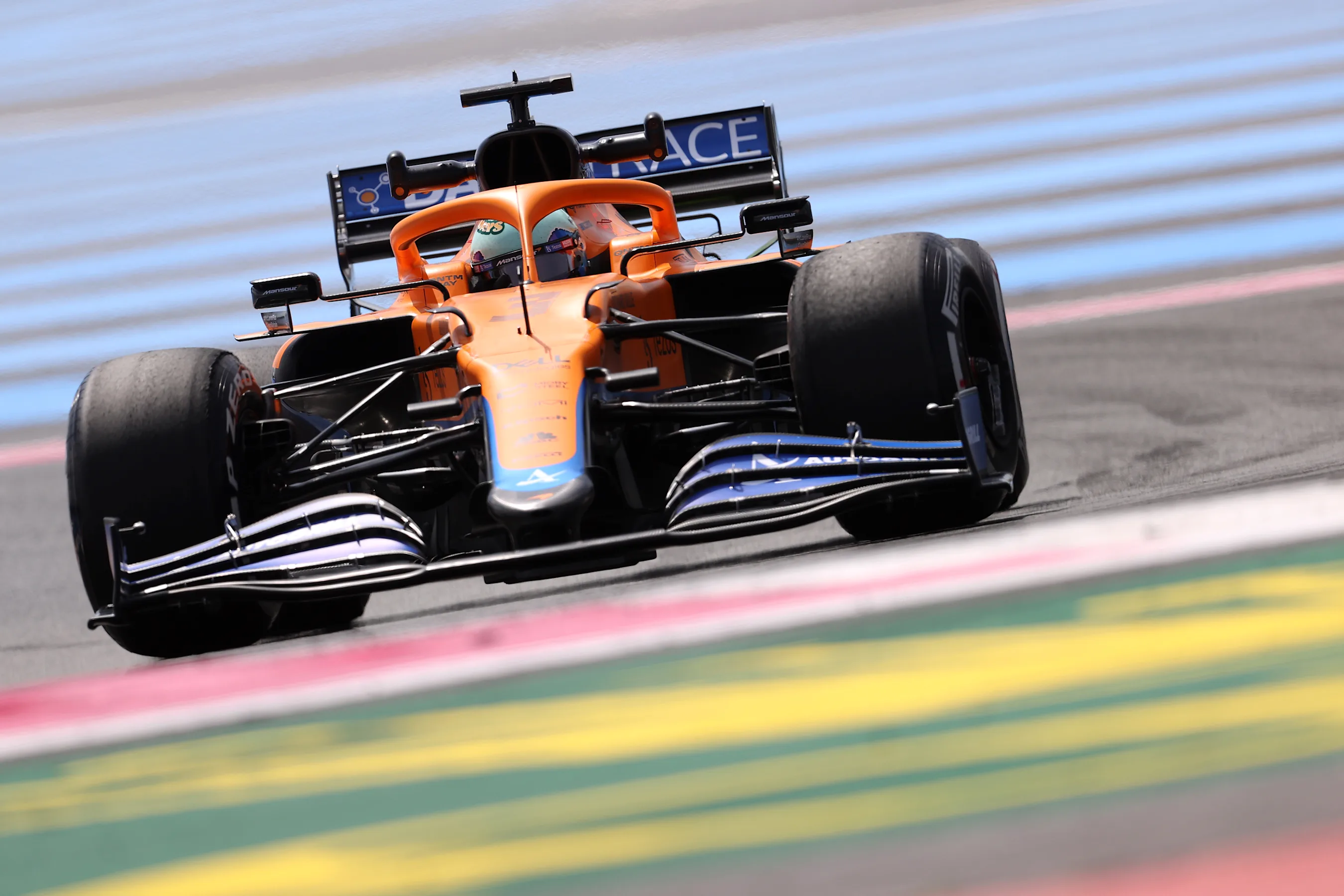 LE CASTELLET, FRANCE - JUNE 18: Daniel Ricciardo of Australia driving the (3) McLaren F1 Team