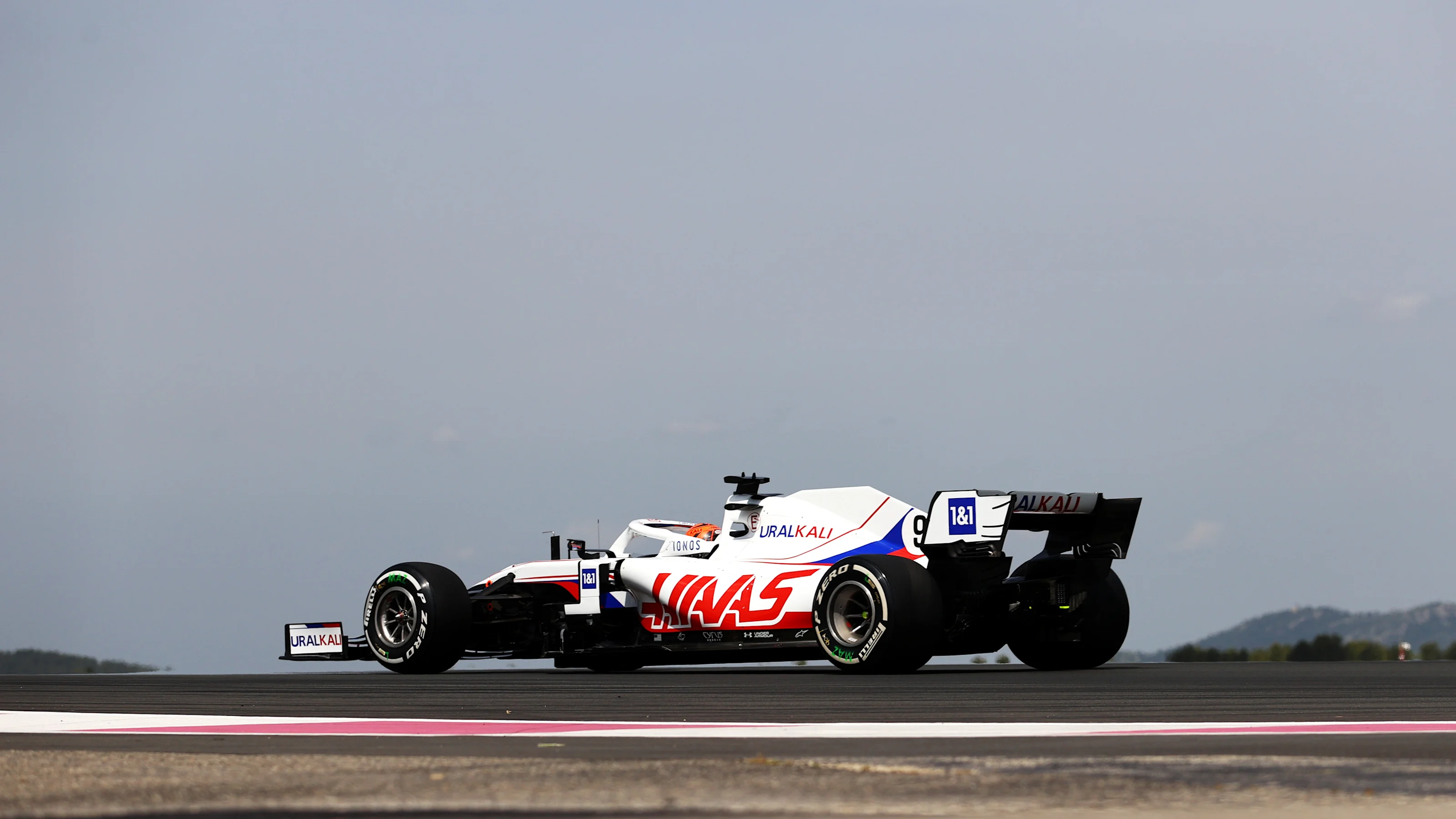 LE CASTELLET, FRANCE - JUNE 18: Nikita Mazepin of Russia driving the (9) Haas F1 Team VF-21 Ferrari