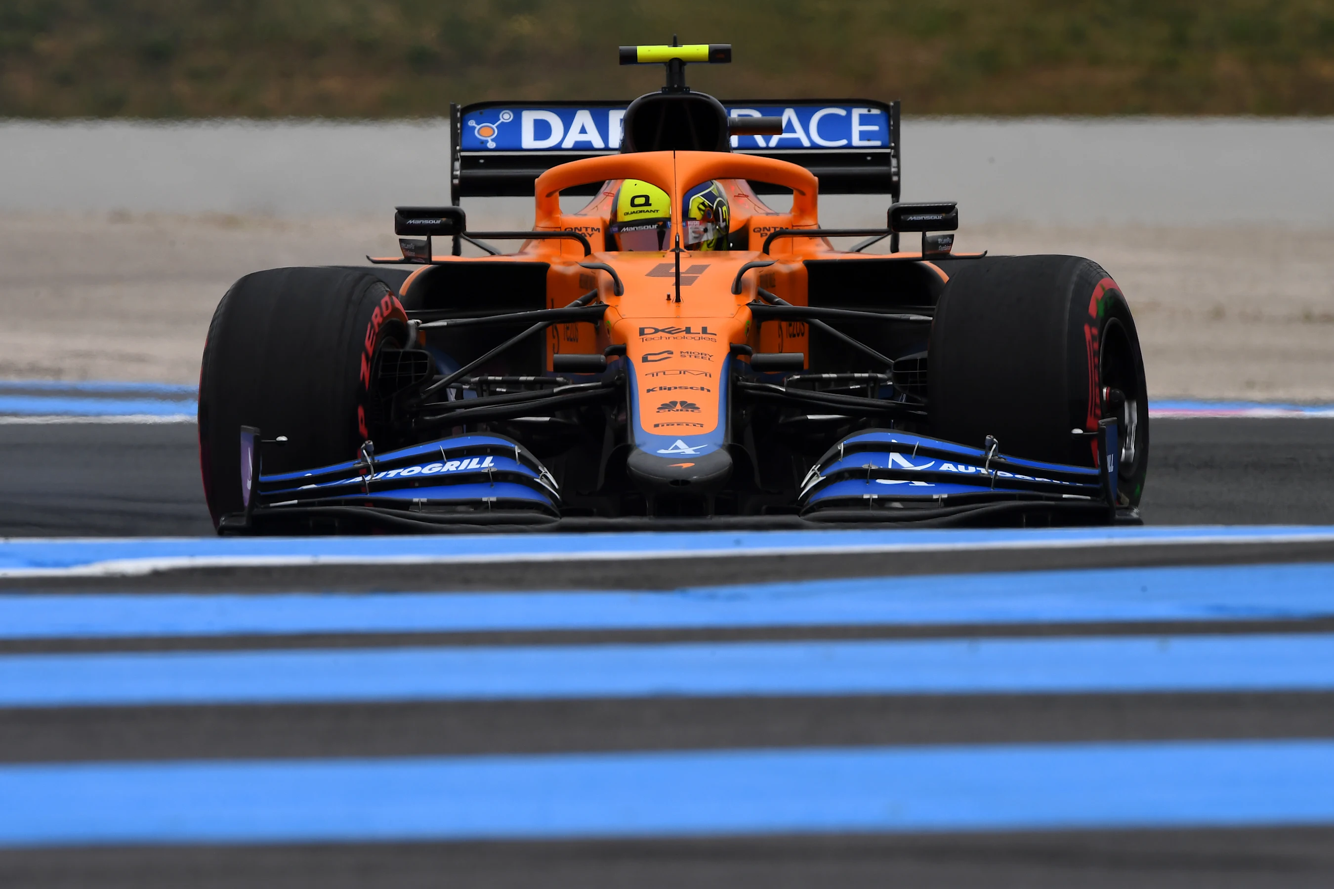 LE CASTELLET, FRANCE - JUNE 19: Lando Norris of Great Britain driving the (4) McLaren F1 Team