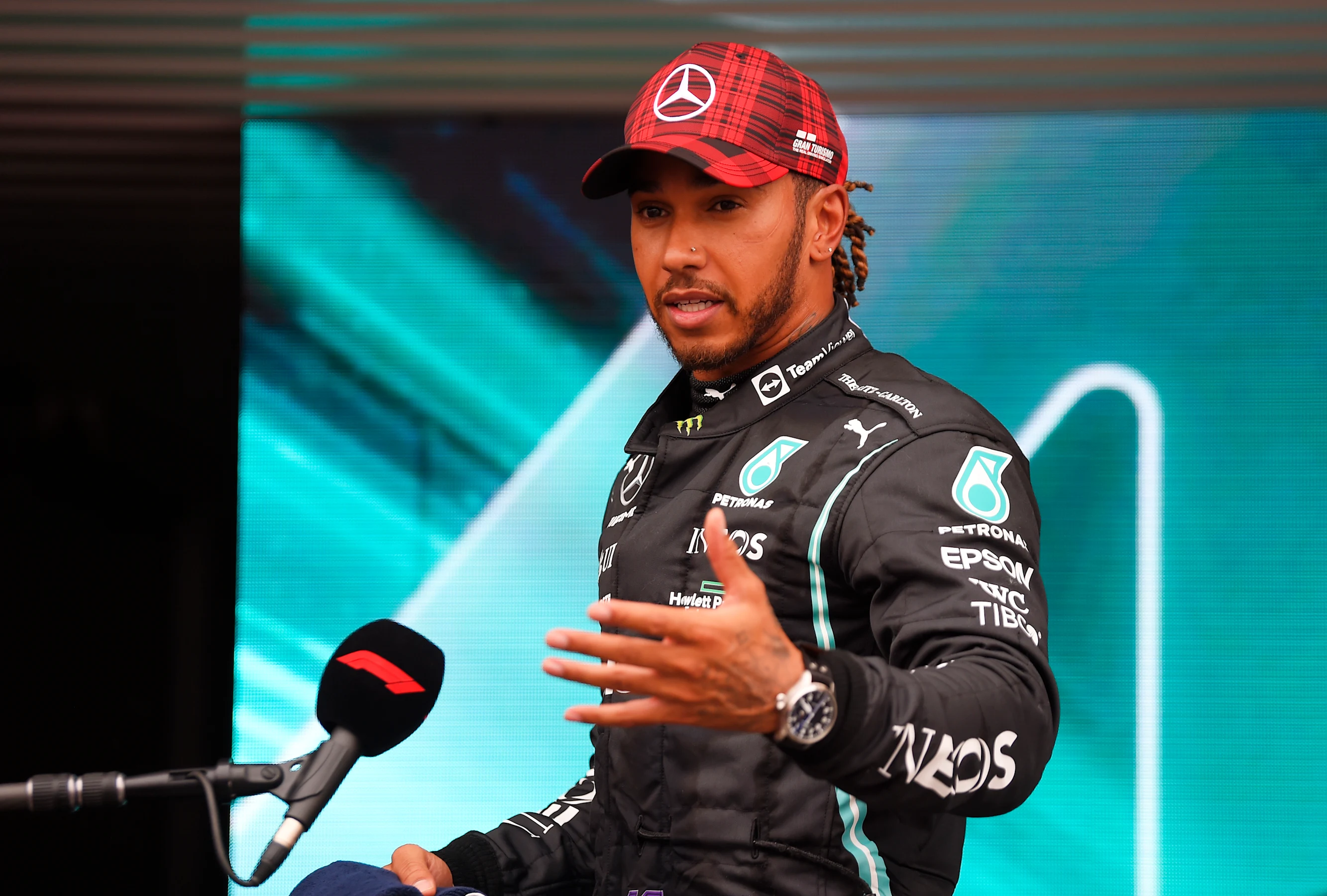 LE CASTELLET, FRANCE - JUNE 19: Second placed qualifier Lewis Hamilton of Great Britain and