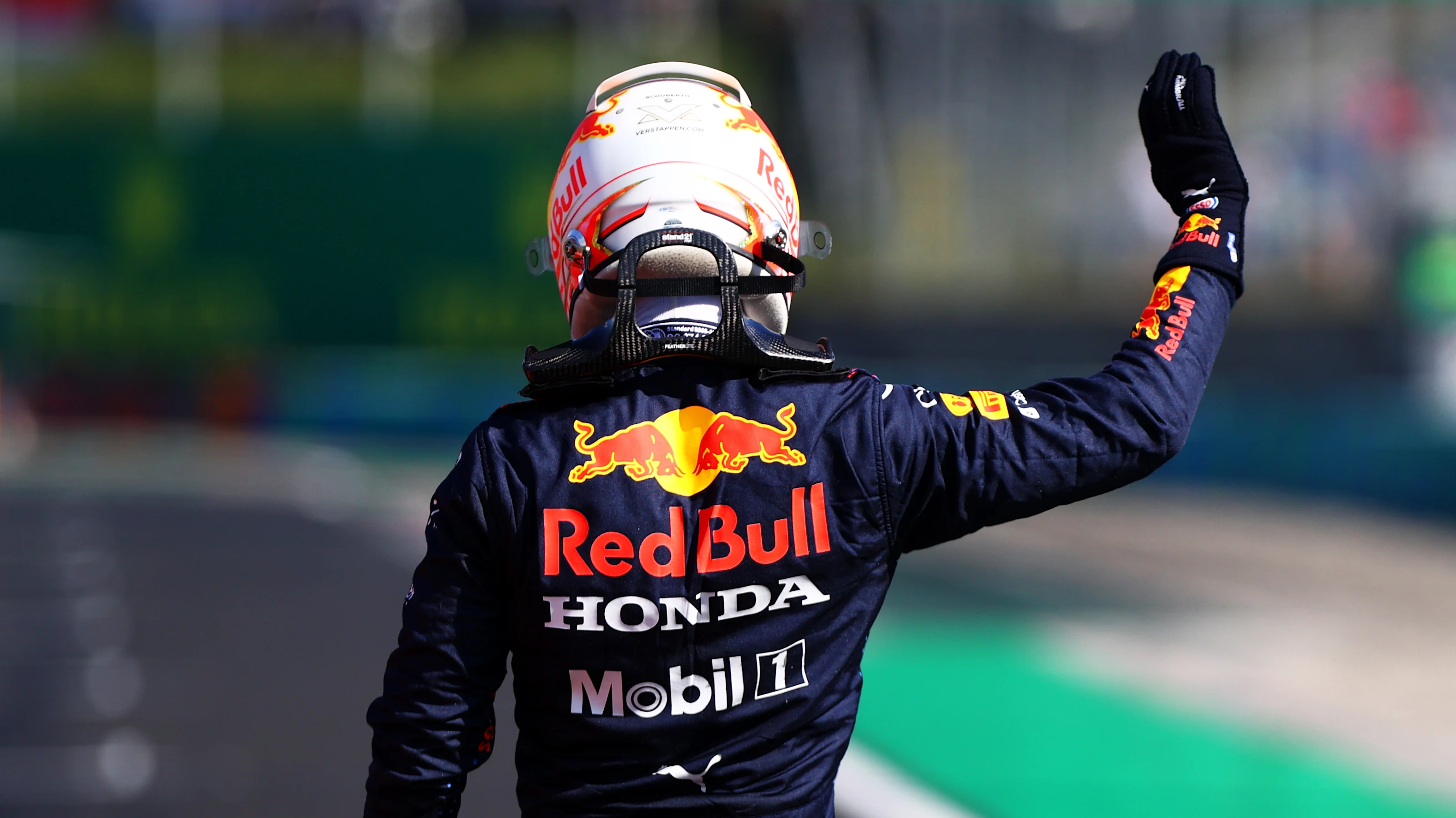 BUDAPEST, HUNGARY - JULY 31: Third place qualifier Max Verstappen of Netherlands and Red Bull
