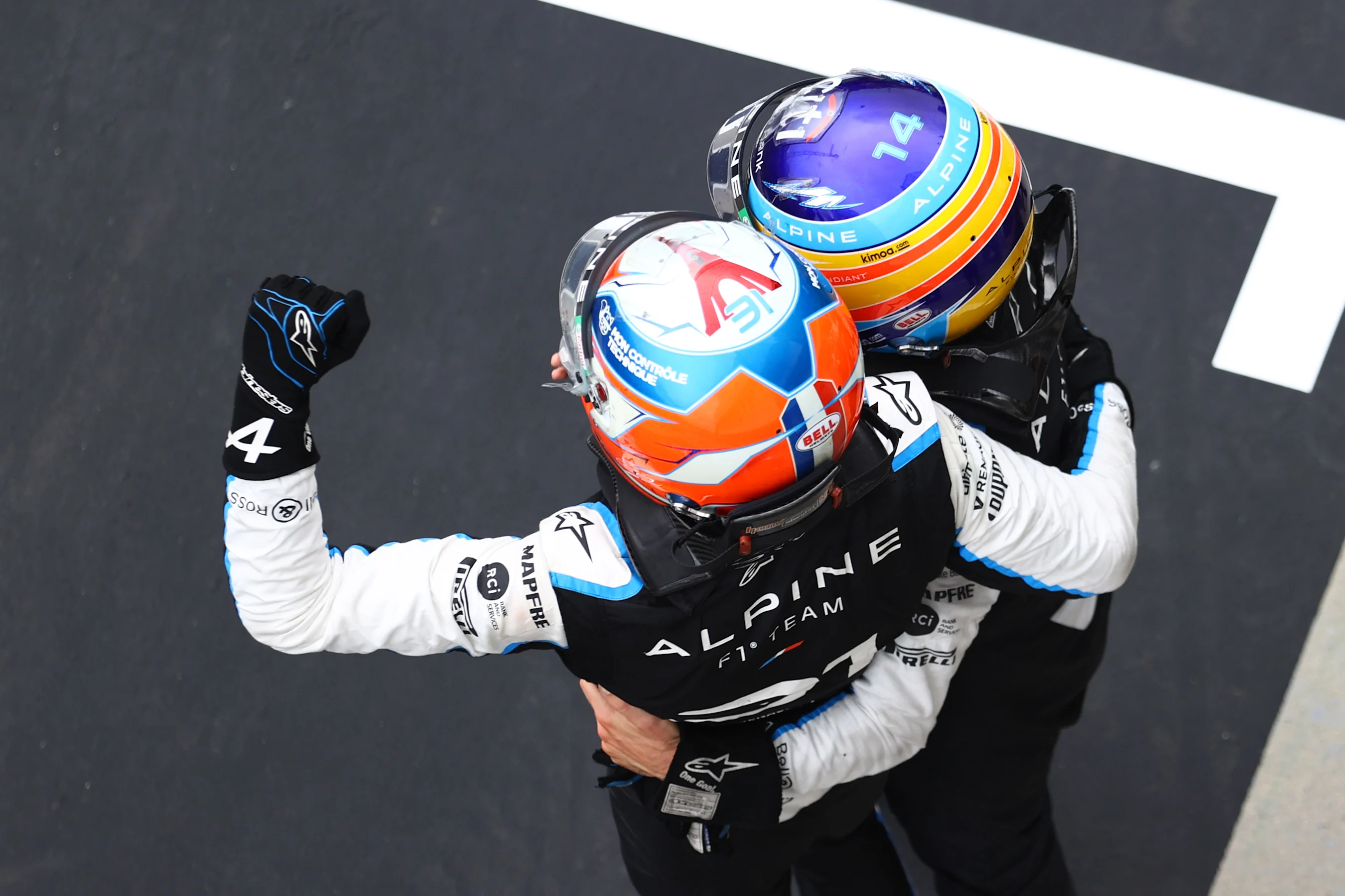 BUDAPEST, HUNGARY - AUGUST 01: Race winner Esteban Ocon of France and Alpine F1 Team and fifth