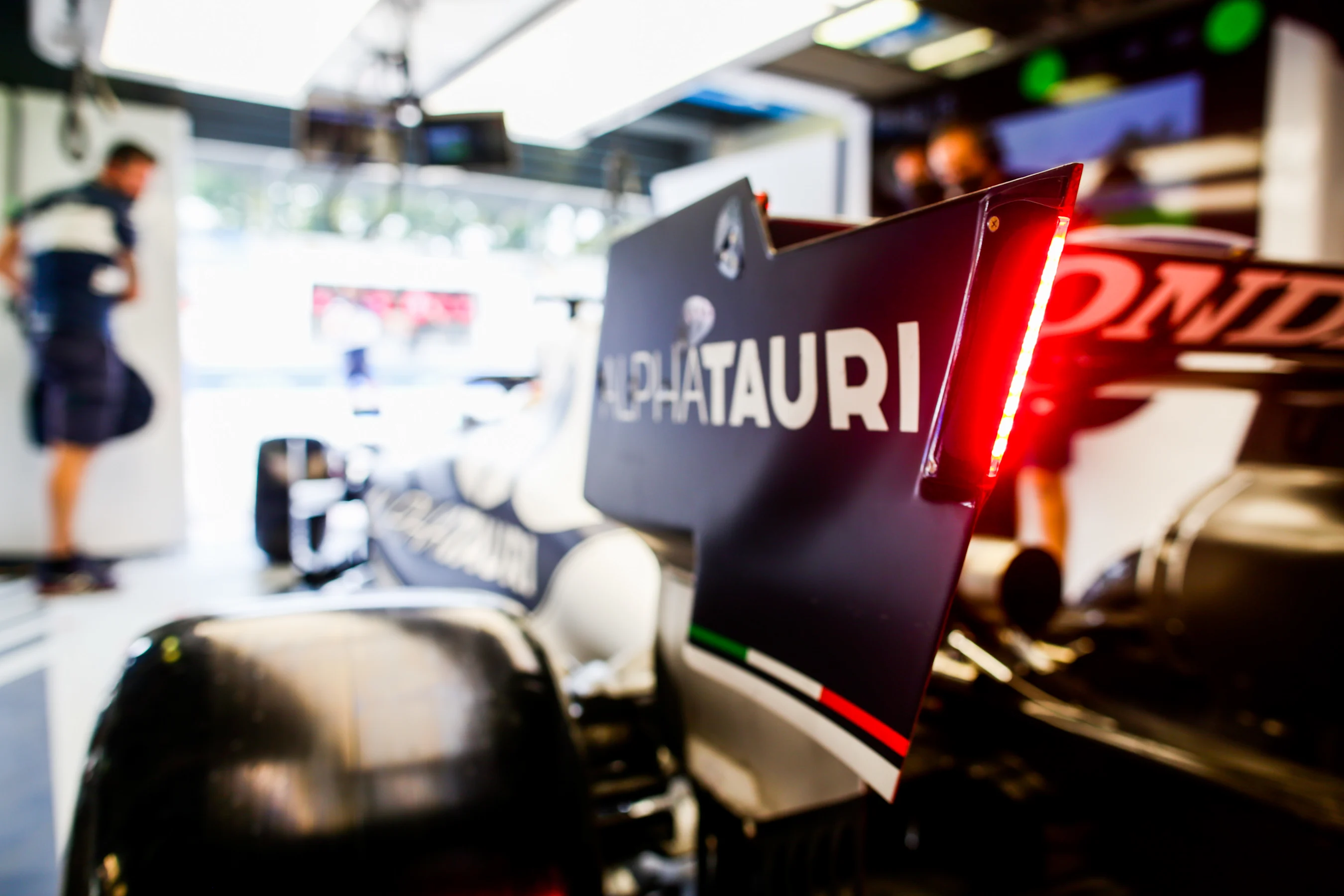 MONZA, ITALY - SEPTEMBER 10: Yuki Tsunoda of Scuderia AlphaTauri and Japan  during