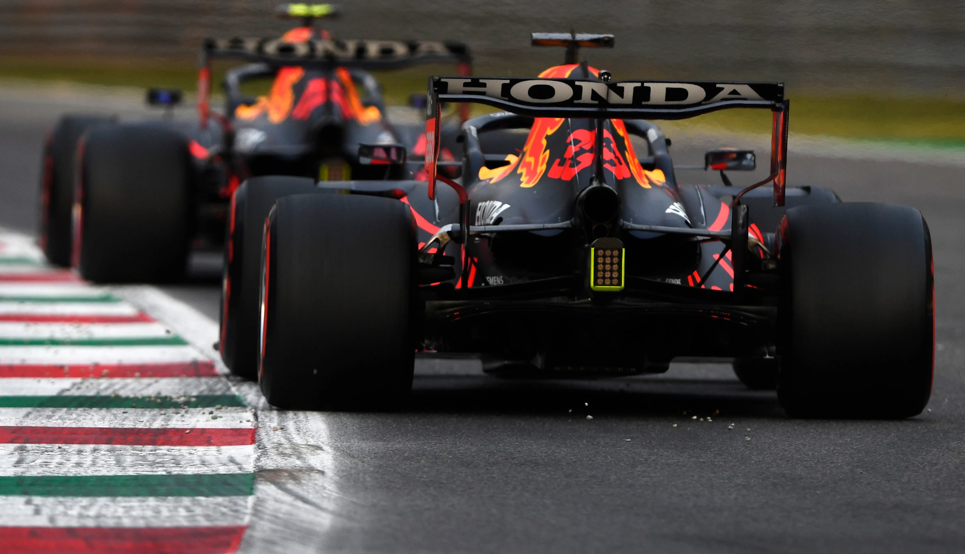 MONZA, ITALY - SEPTEMBER 10: Max Verstappen of the Netherlands driving the (33) Red Bull Racing