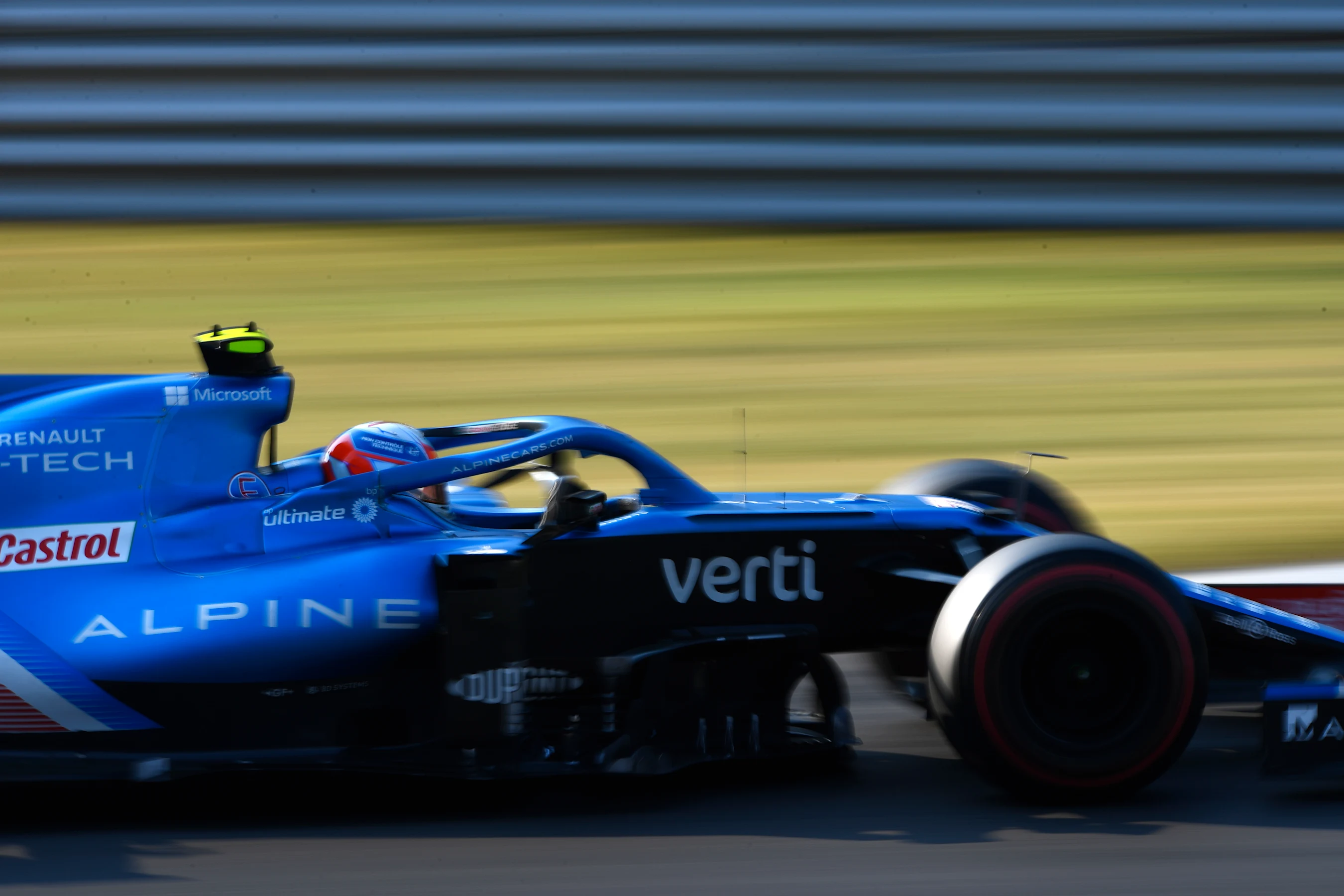 MONZA, ITALY - SEPTEMBER 11: Esteban Ocon of France driving the (31) Alpine A521 Renault during the
