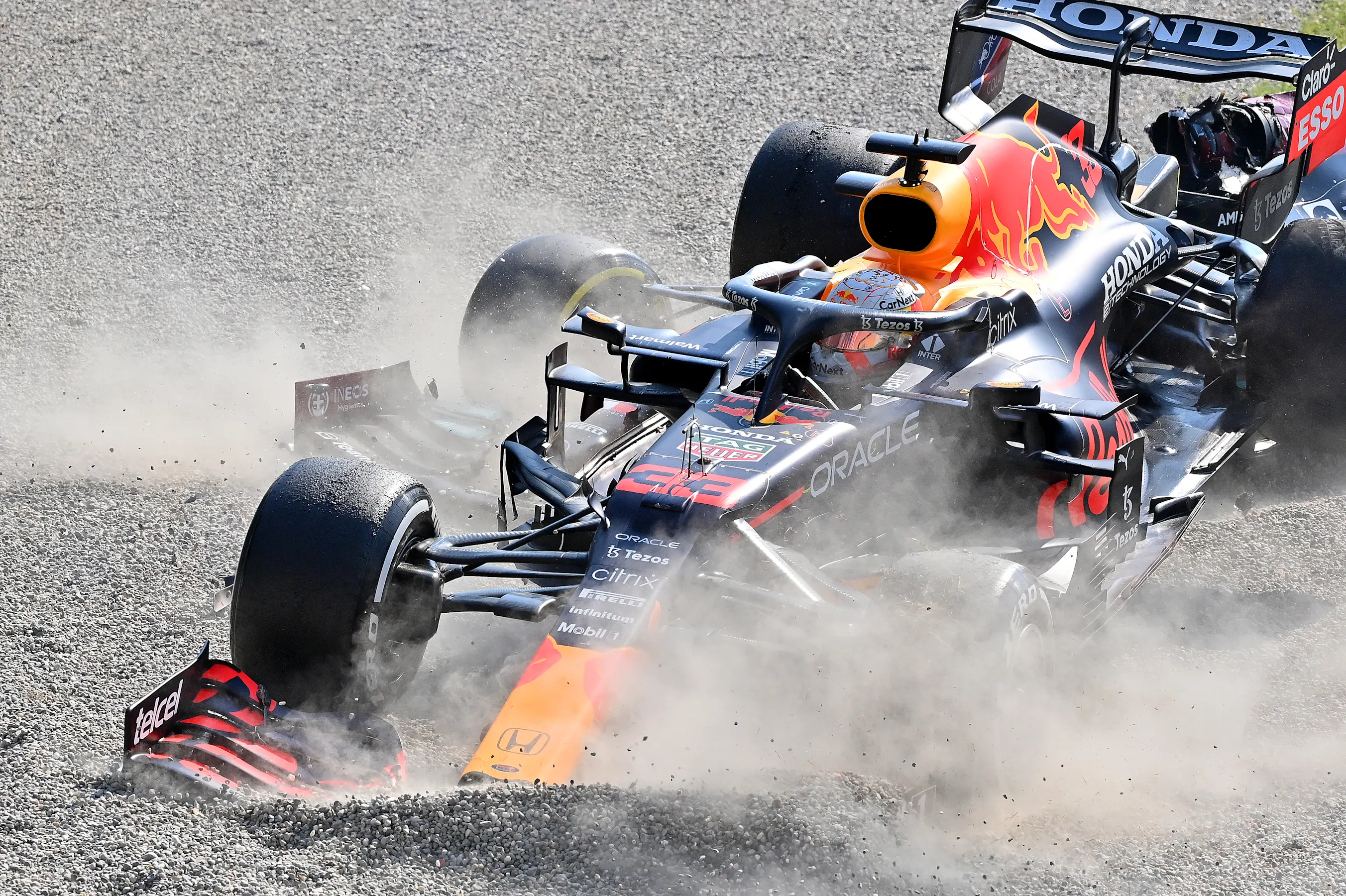 MONZA, ITALY - SEPTEMBER 12: Max Verstappen of the Netherlands driving the (33) Red Bull Racing