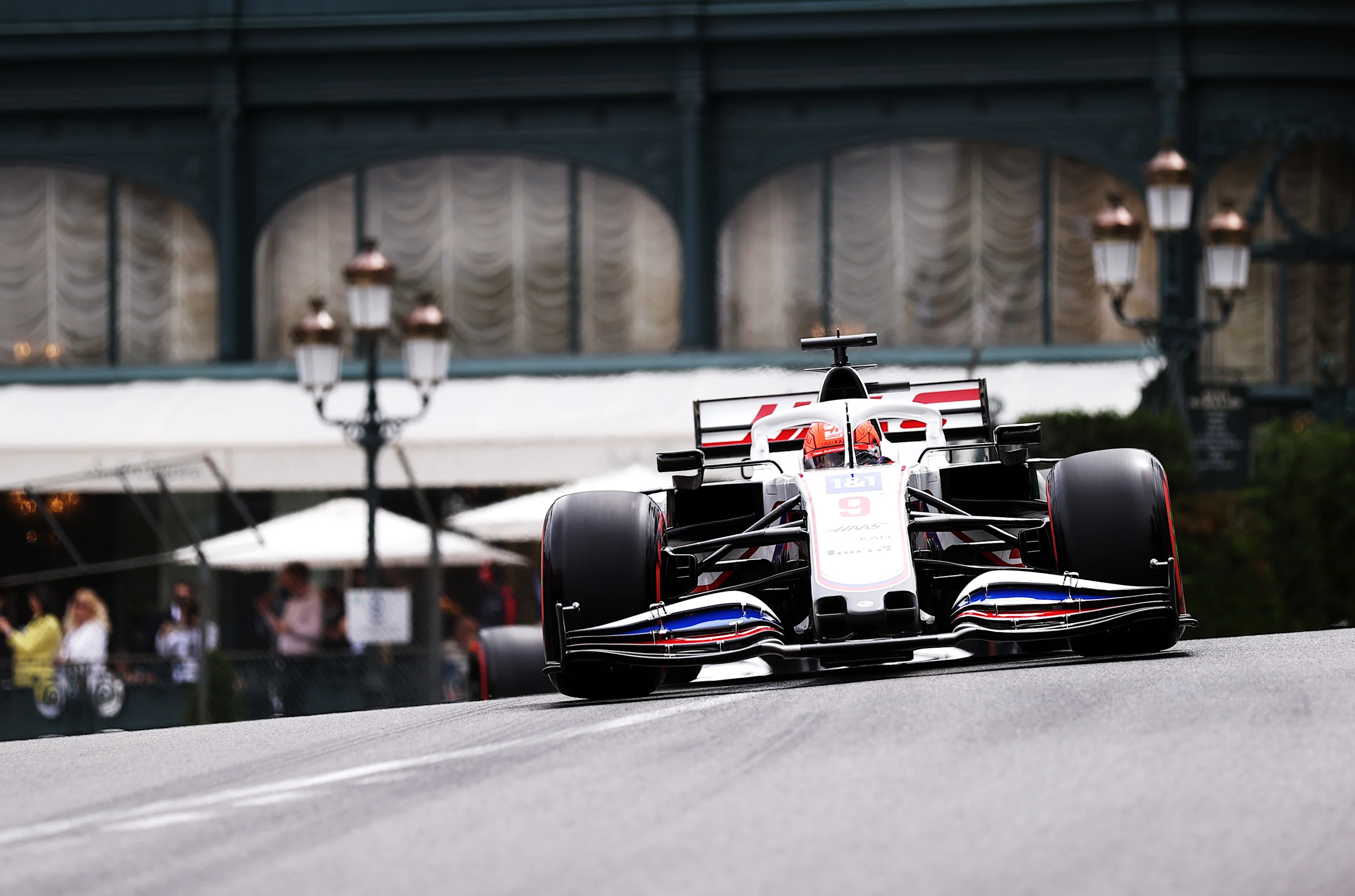 MONTE-CARLO, MONACO - MAY 22: Nikita Mazepin of Russia driving the (9) Haas F1 Team VF-21 Ferrari
