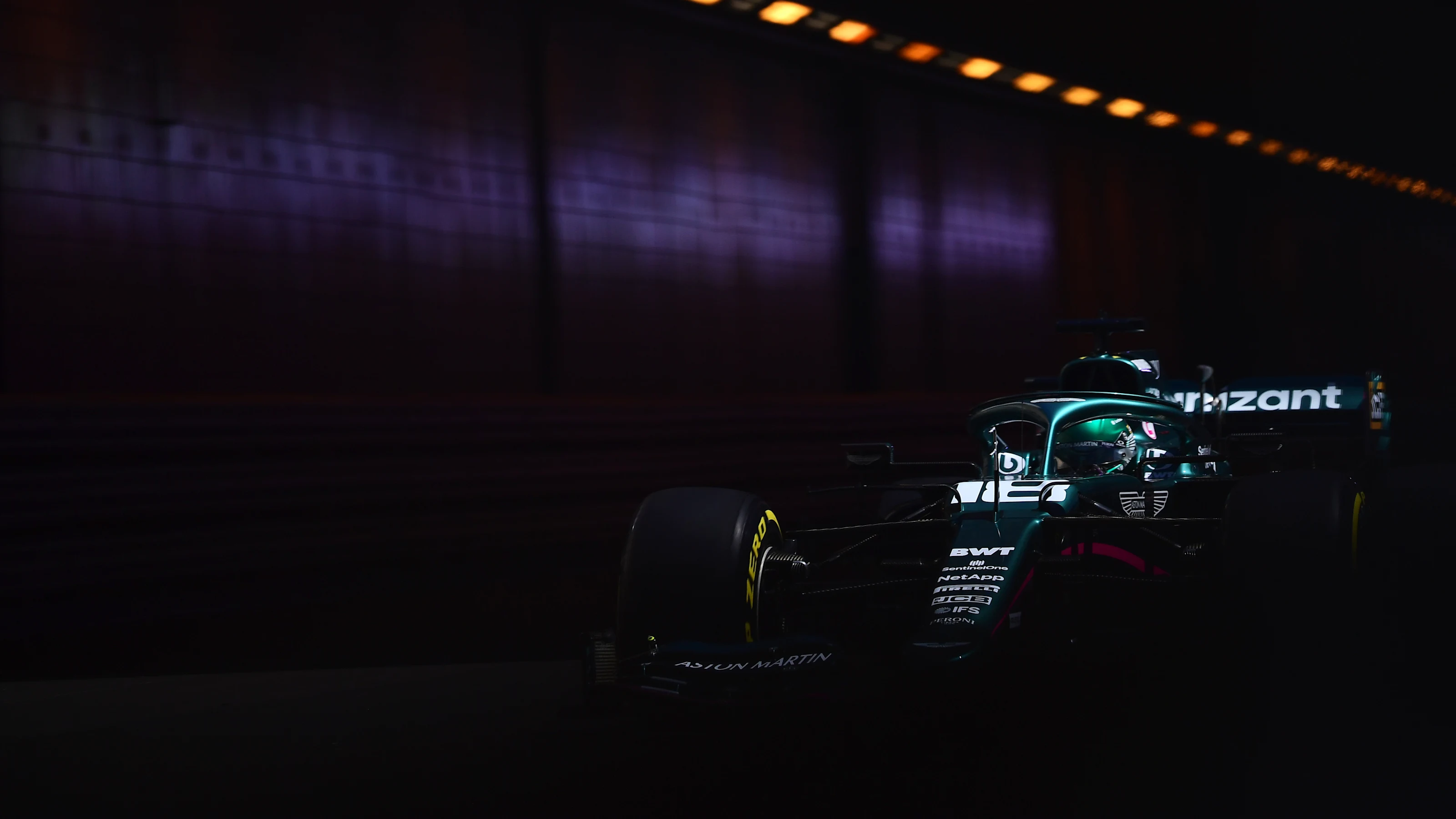 MONTE-CARLO, MONACO - MAY 20: Lance Stroll of Canada driving the (18) Aston Martin AMR21 Mercedes