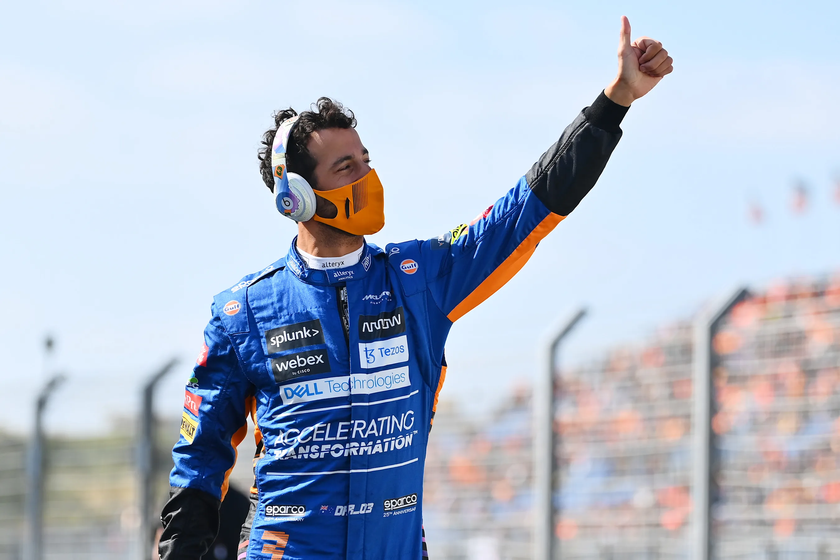 ZANDVOORT, NETHERLANDS - SEPTEMBER 04: Daniel Ricciardo of Australia and McLaren F1 prepares to