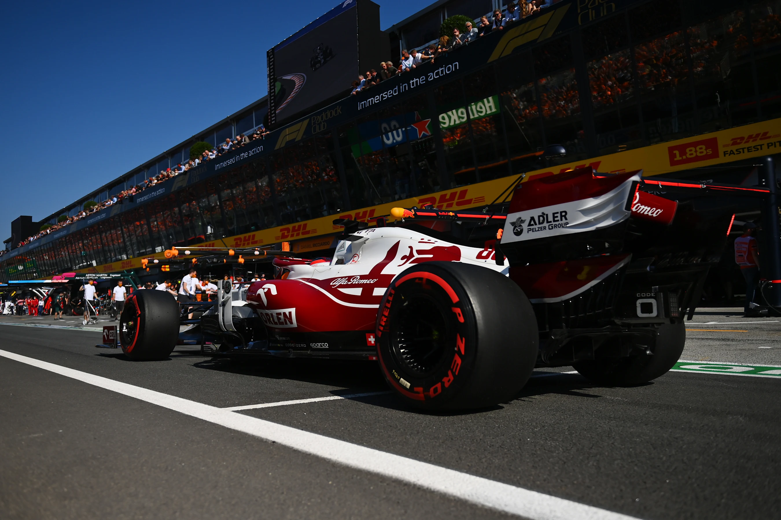 ZANDVOORT, NETHERLANDS - SEPTEMBER 04: Robert Kubica of Poland driving the (88) Alfa Romeo Racing