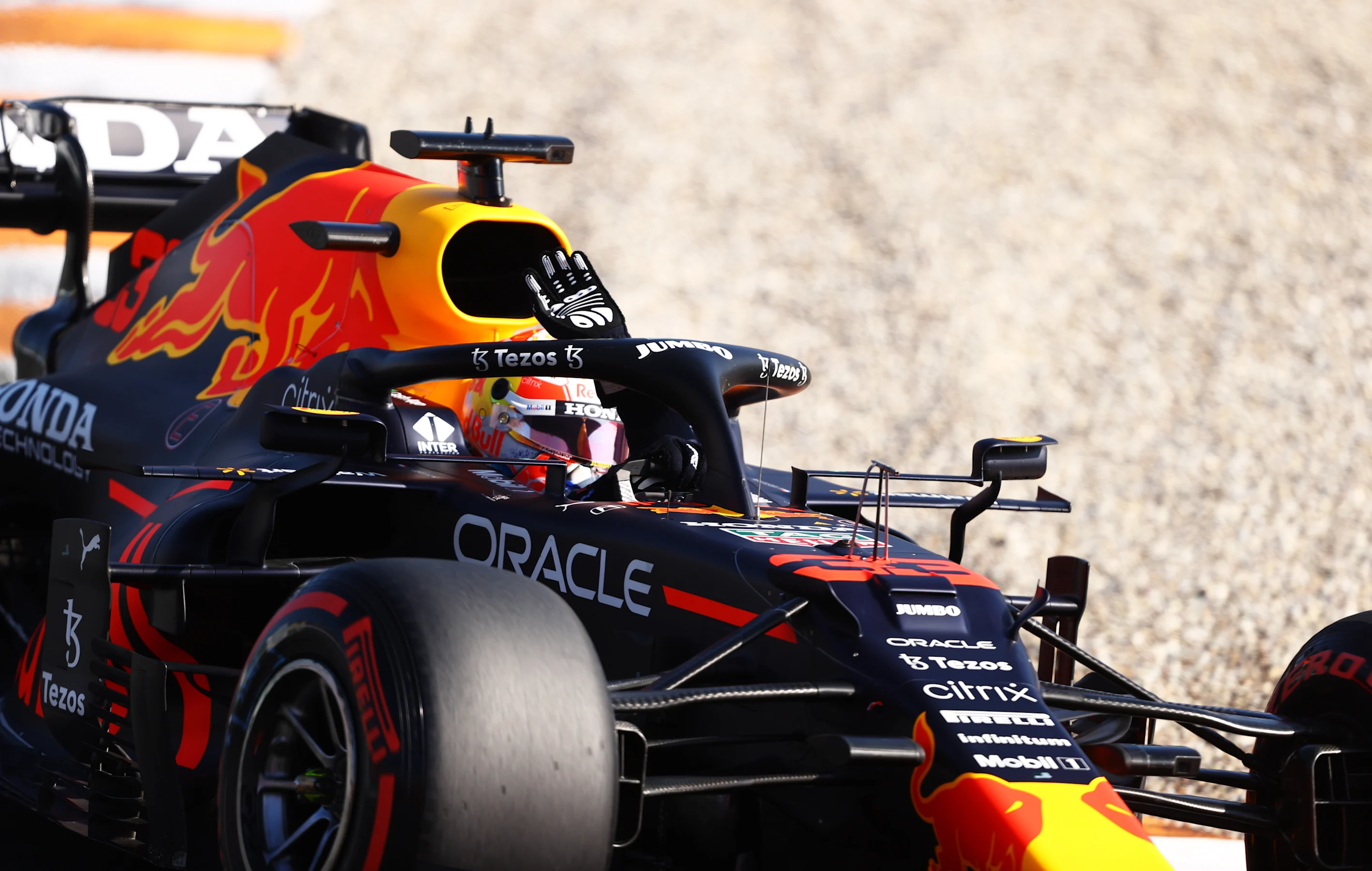 ZANDVOORT, NETHERLANDS - SEPTEMBER 04: Pole position qualifier Max Verstappen of the Netherlands