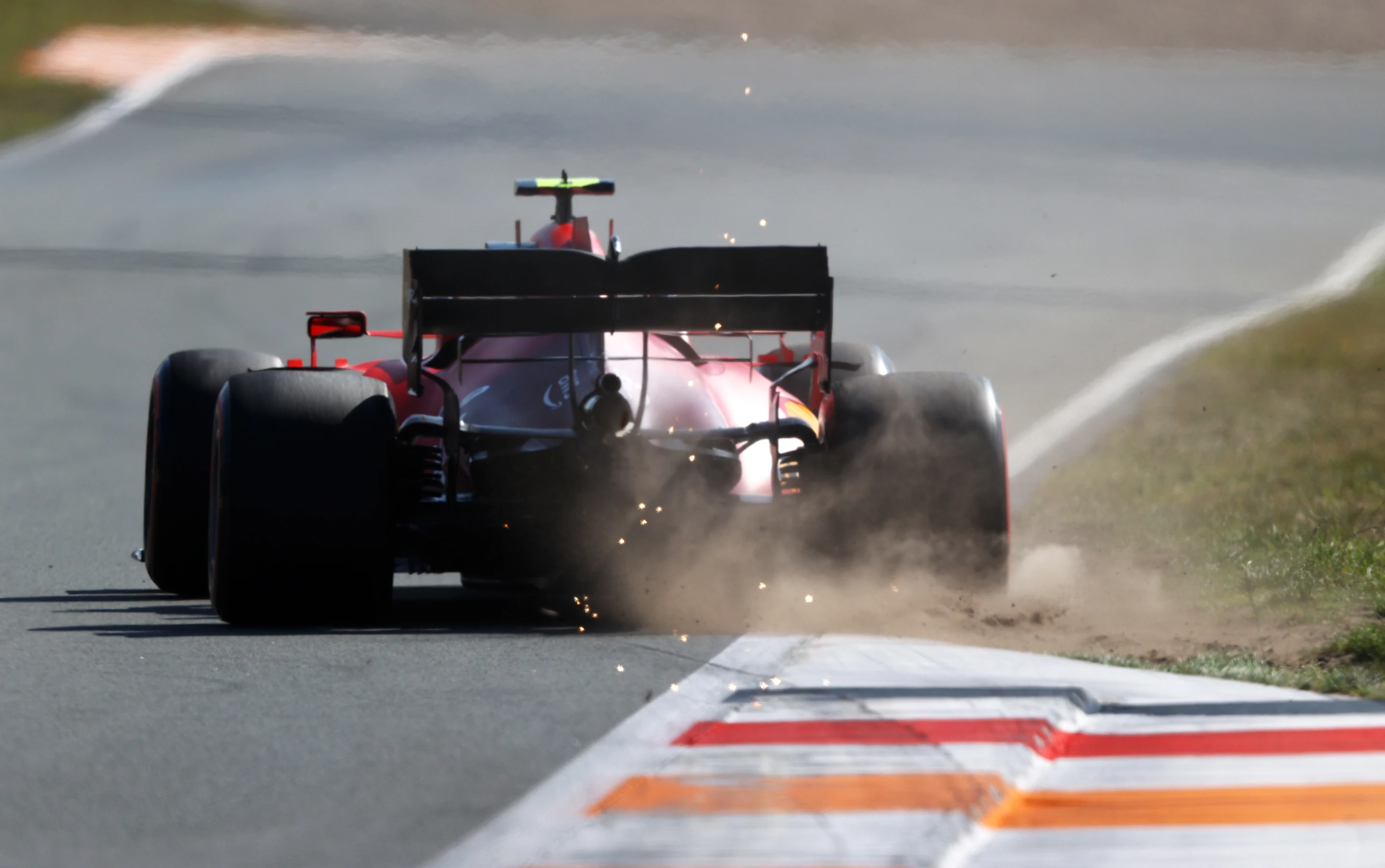 ZANDVOORT, NETHERLANDS - SEPTEMBER 04: Carlos Sainz of Spain driving the (55) Scuderia Ferrari SF21